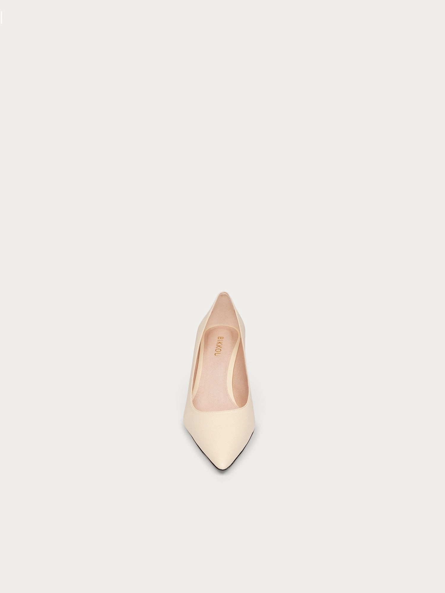 10am Monday at the Office Vegan Leather Heels | Light Beige