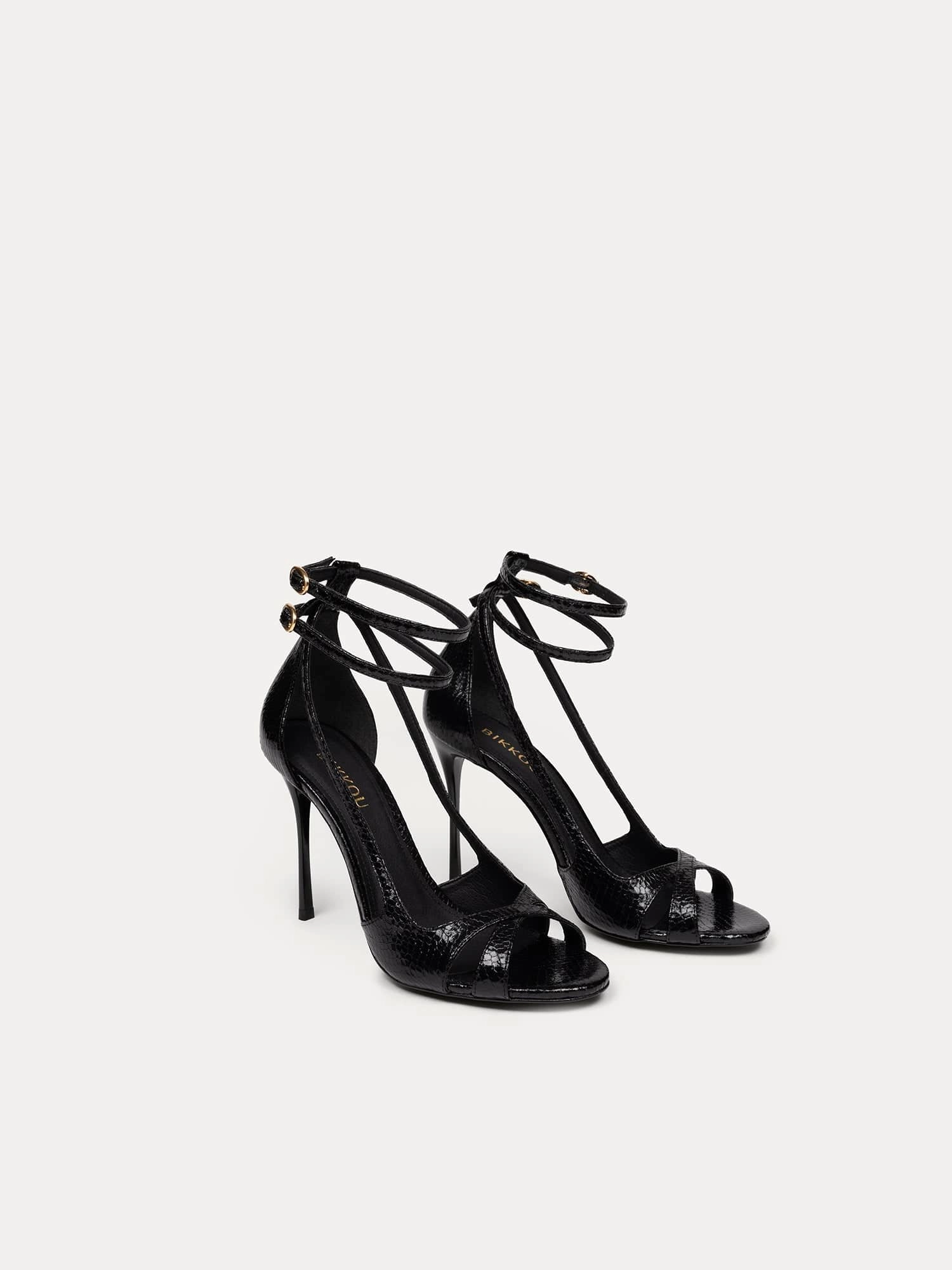 2am Dancing in the Club Vegan Strappy Heels | Black