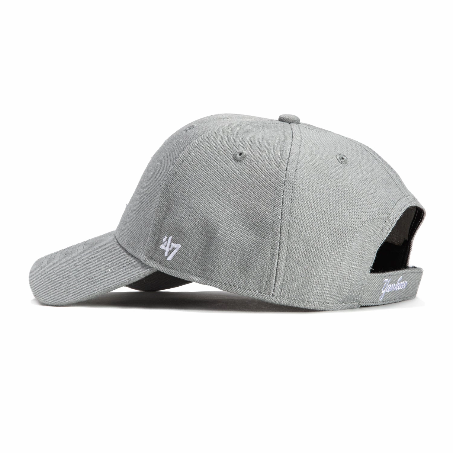 47 Brand New York Yankees MVP Adjustable Hat - Grey. White