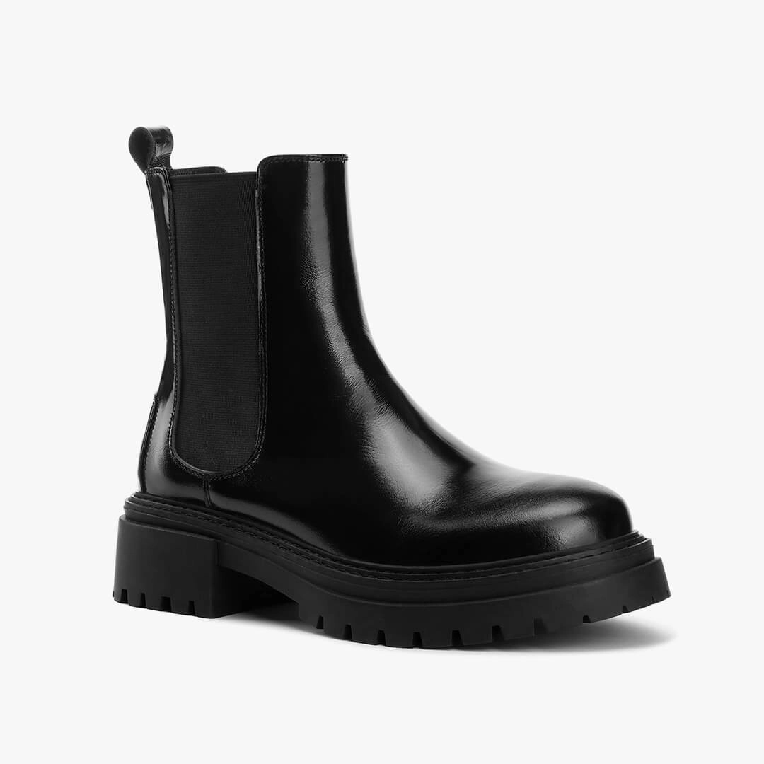 *SAIGE - flatform chelsea boots