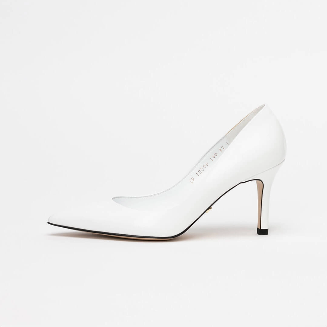 *UK size 2 - AMOLA GLOSSY - pink , 8cm heels