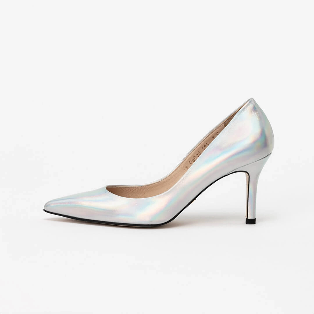 *UK size 2 - AMOLA GLOSSY - pink , 8cm heels