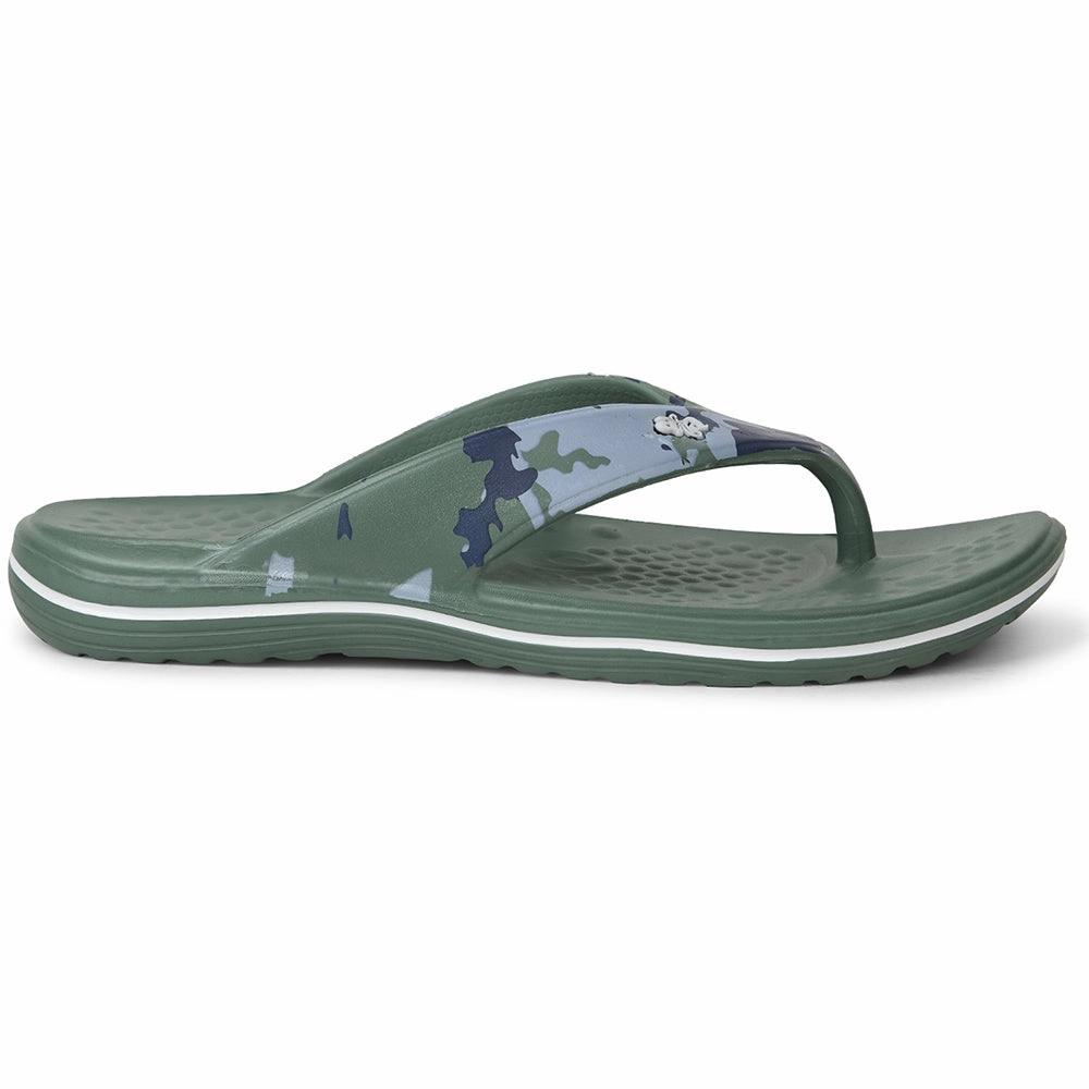 A-HA Green Casual Slipper For Mens BEACHTIM51 By Liberty