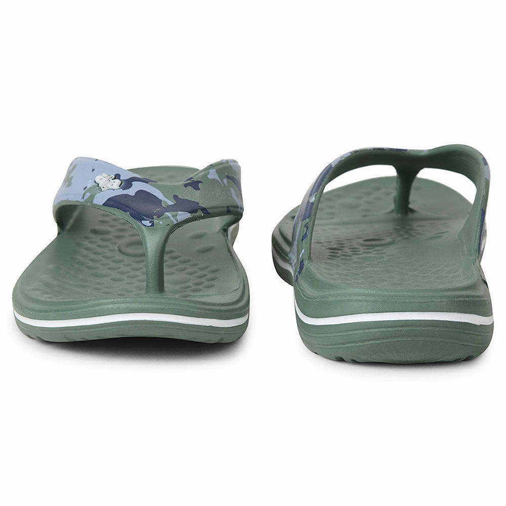 A-HA Green Casual Slipper For Mens BEACHTIM51 By Liberty