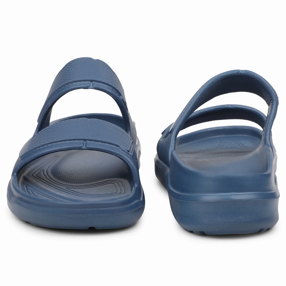 A-HA Navy Blue Casual Slides For Men FDL-2 By Liberty