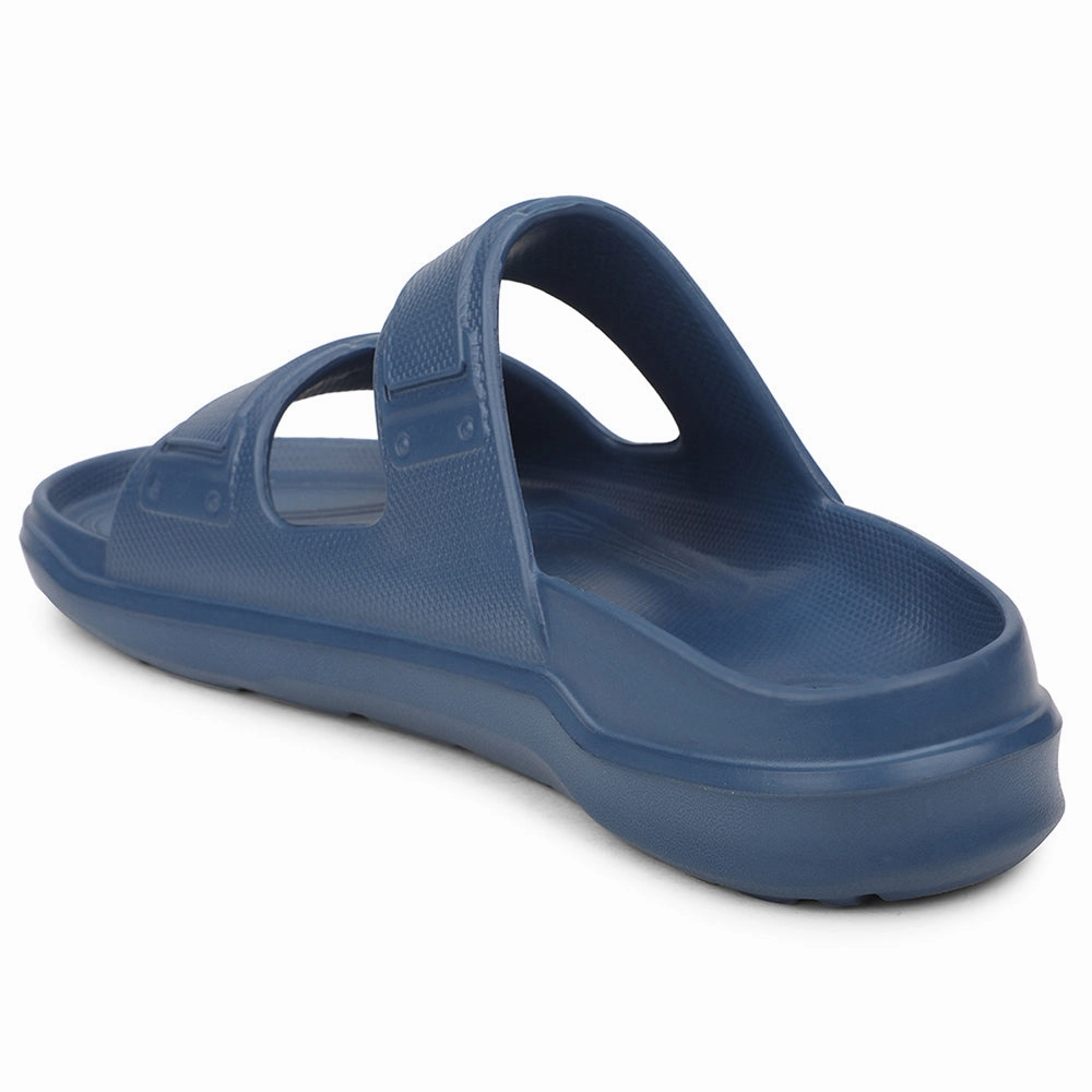 A-HA Navy Blue Casual Slides For Men FDL-2 By Liberty