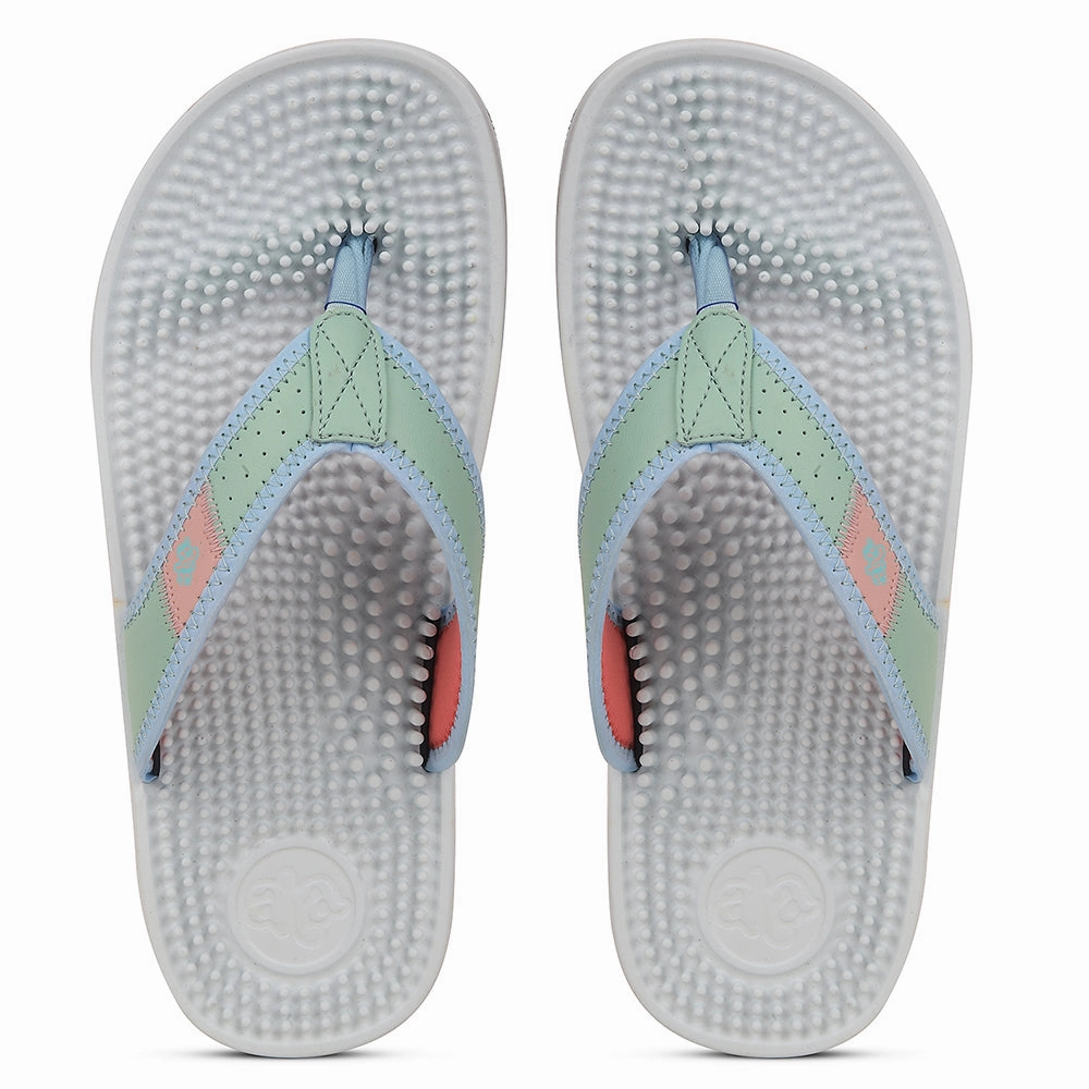 A-HA Sky Blue Casual Slipper For Women ACUPLUS-2 By Liberty