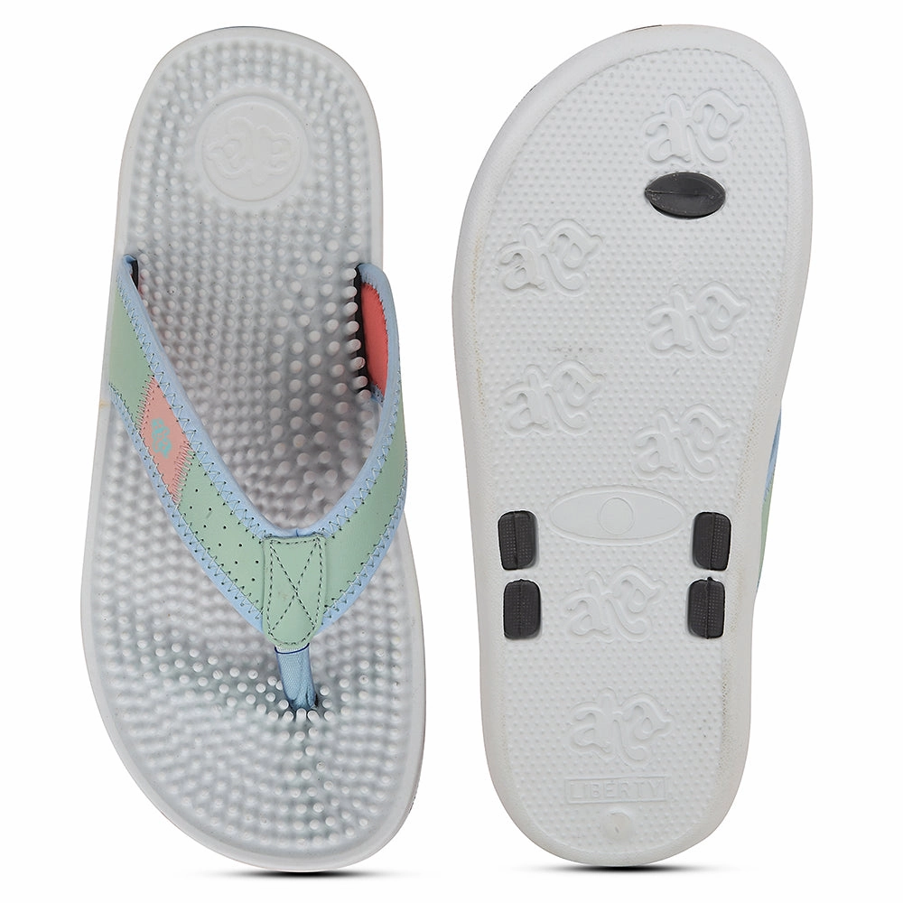 A-HA Sky Blue Casual Slipper For Women ACUPLUS-2 By Liberty
