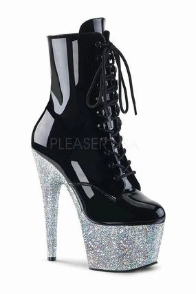 ADORE-1020LG Platform Boot | Black Patent