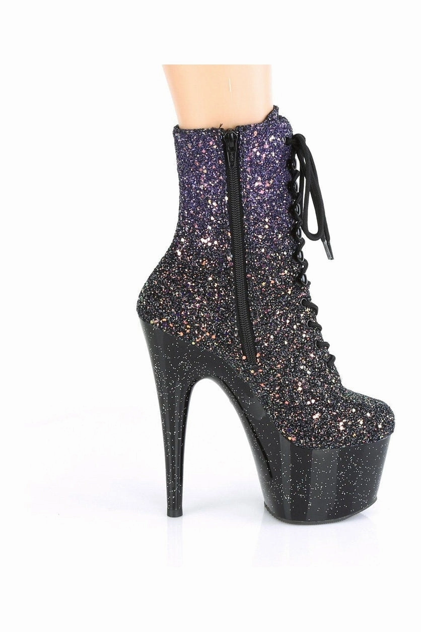 ADORE-1020OMBG Exotic Boot | Purple Glitter