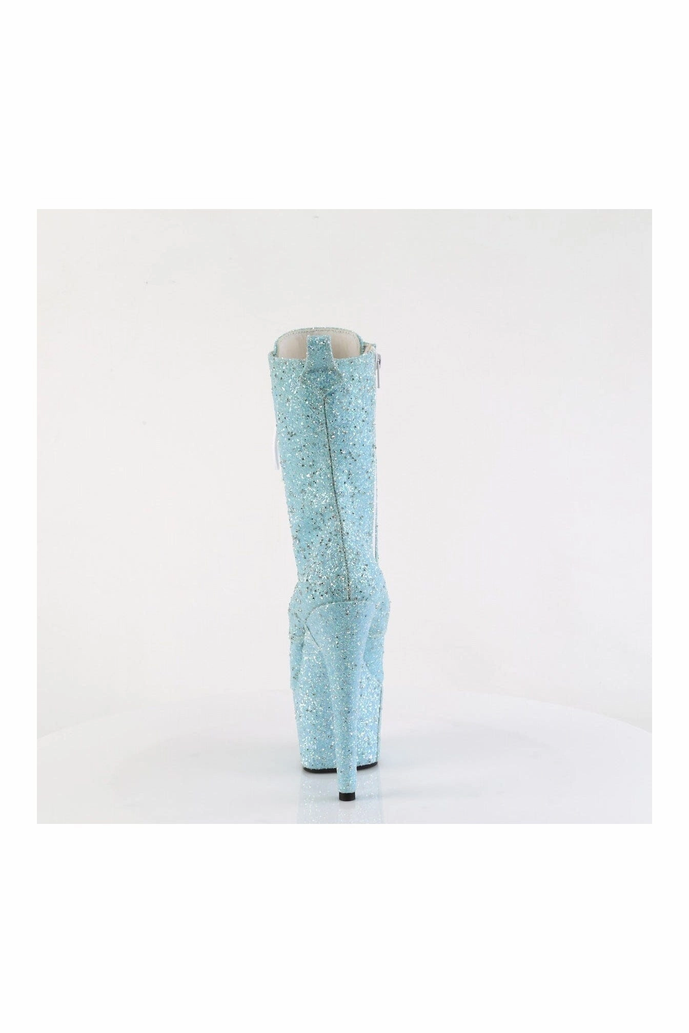 ADORE-1040GR Blue Glitter Ankle Boot