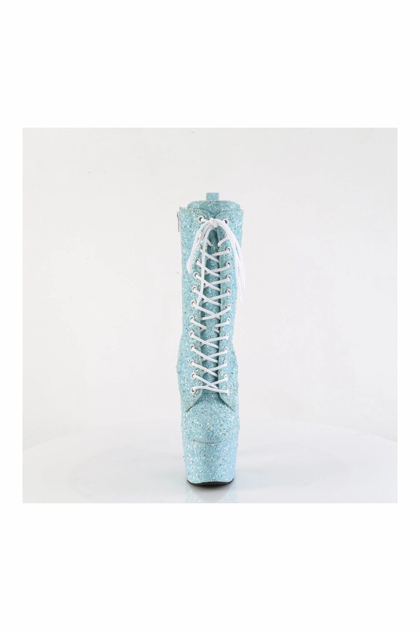 ADORE-1040GR Blue Glitter Ankle Boot