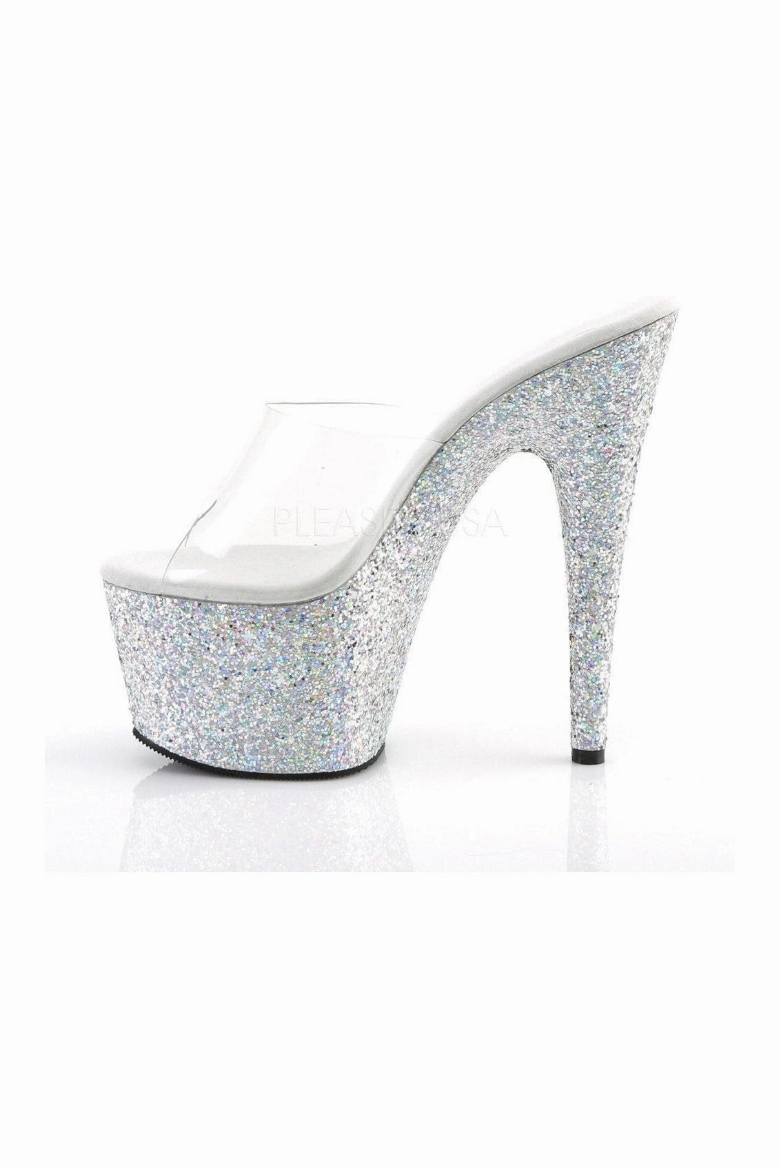 ADORE-701LG Platform Slide  | Clear Vinyl
