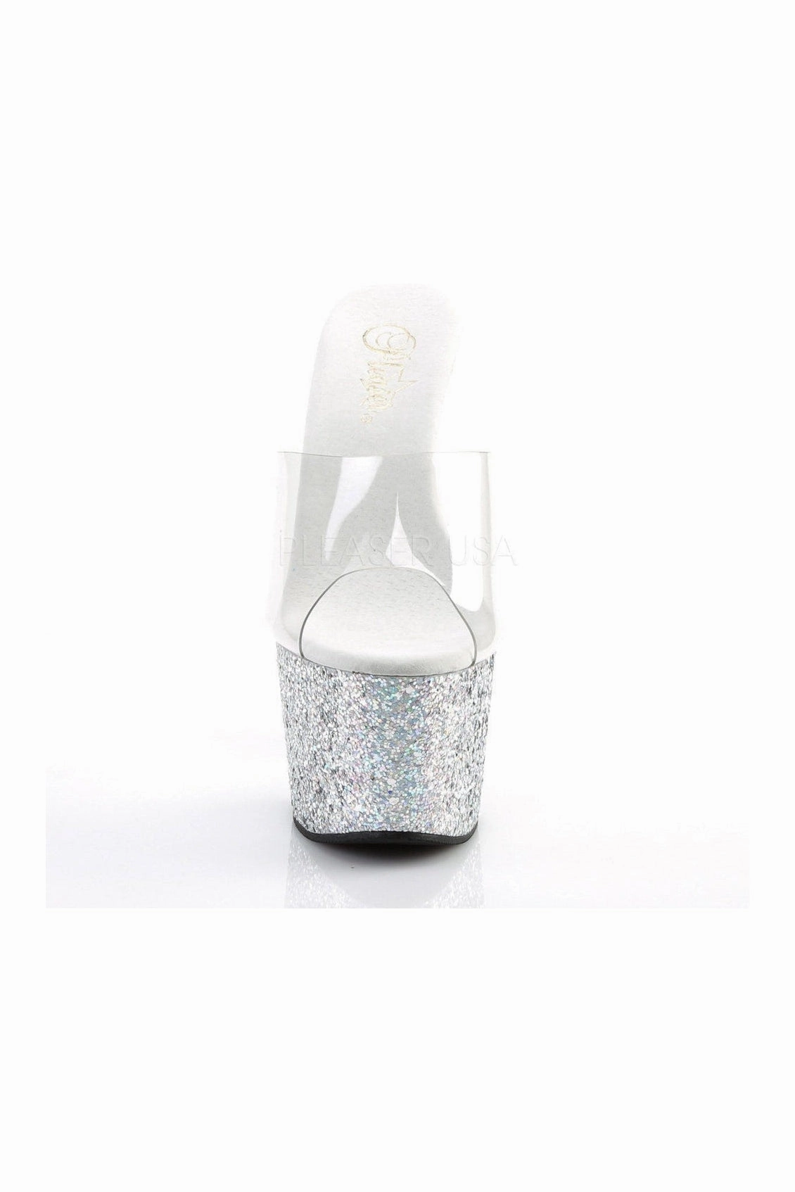 ADORE-701LG Platform Slide  | Clear Vinyl