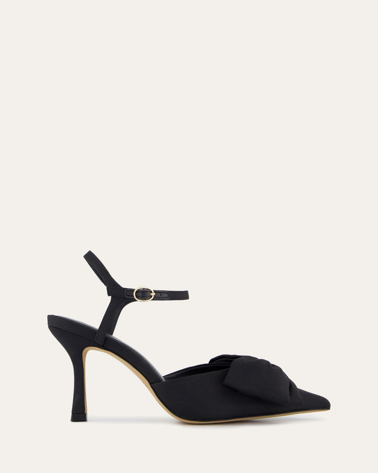 ARIELLE HIGH HEELS BLACK TEXTILE