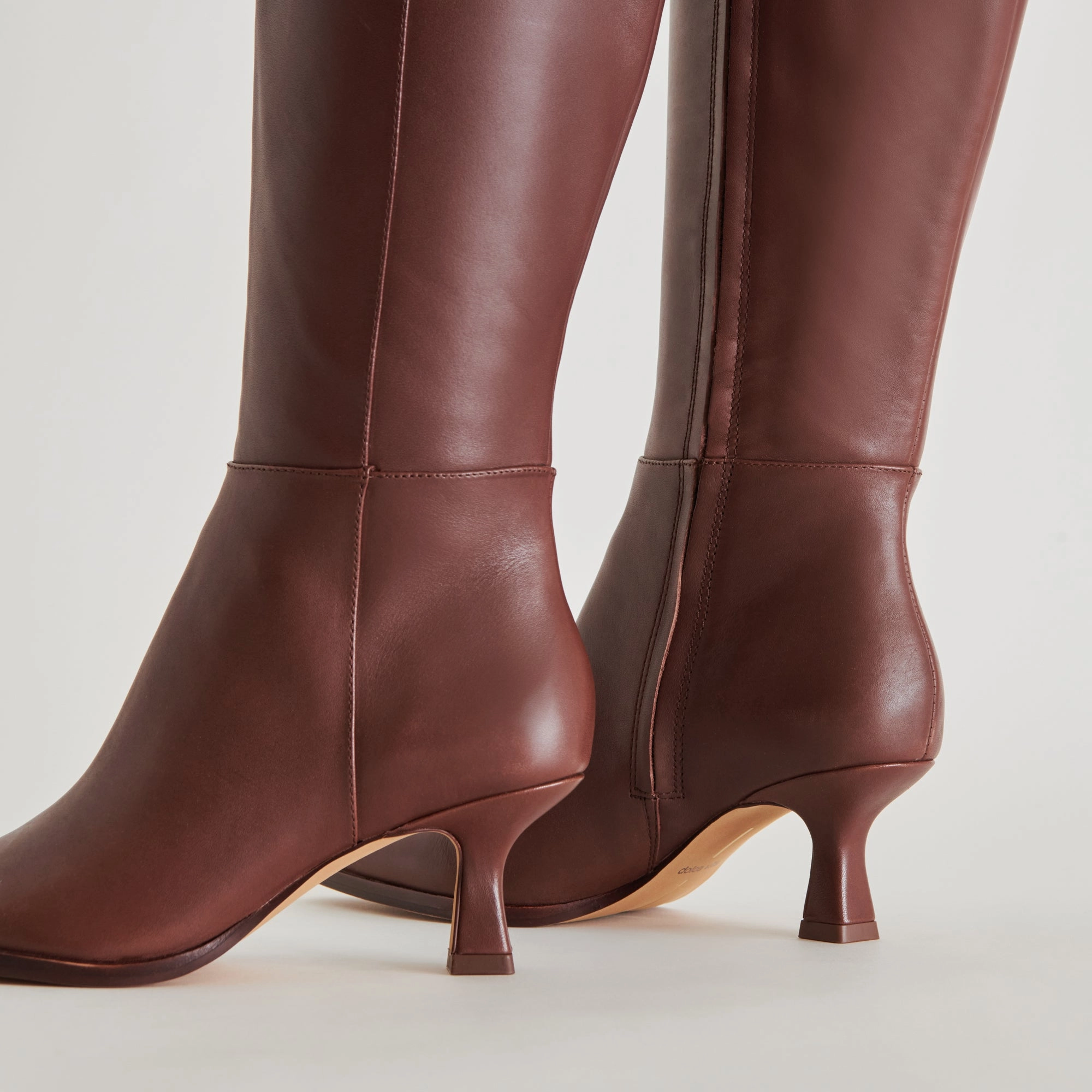 AUGGIE EXTRA WIDE CALF BOOTS CHOCOLATE LEATHER