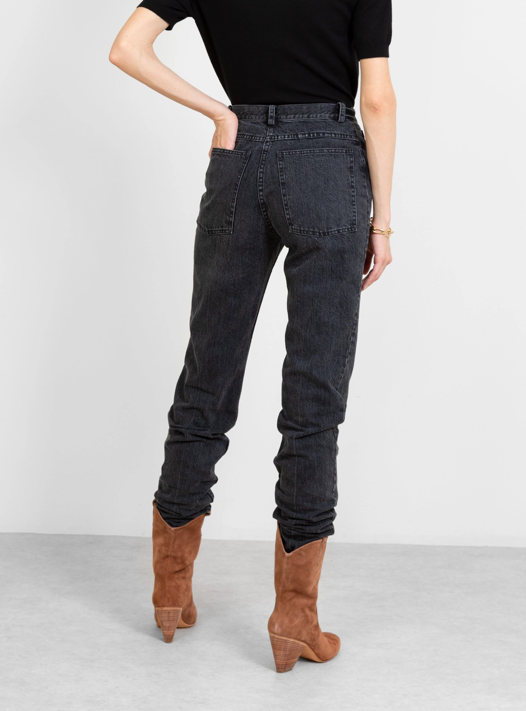 Bastien Pant Washed Black