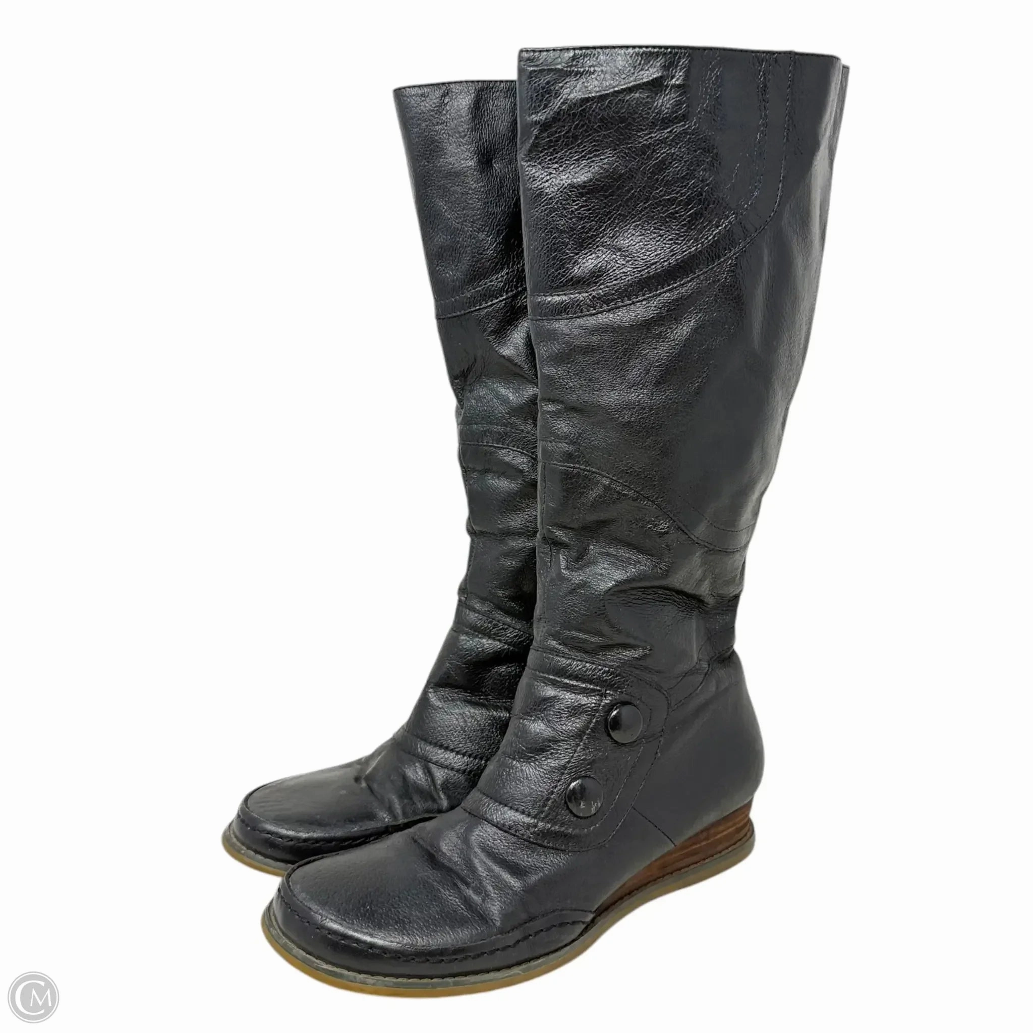 Bongo Leather Boots By Miz Mooz In Black, Size: 8.5
