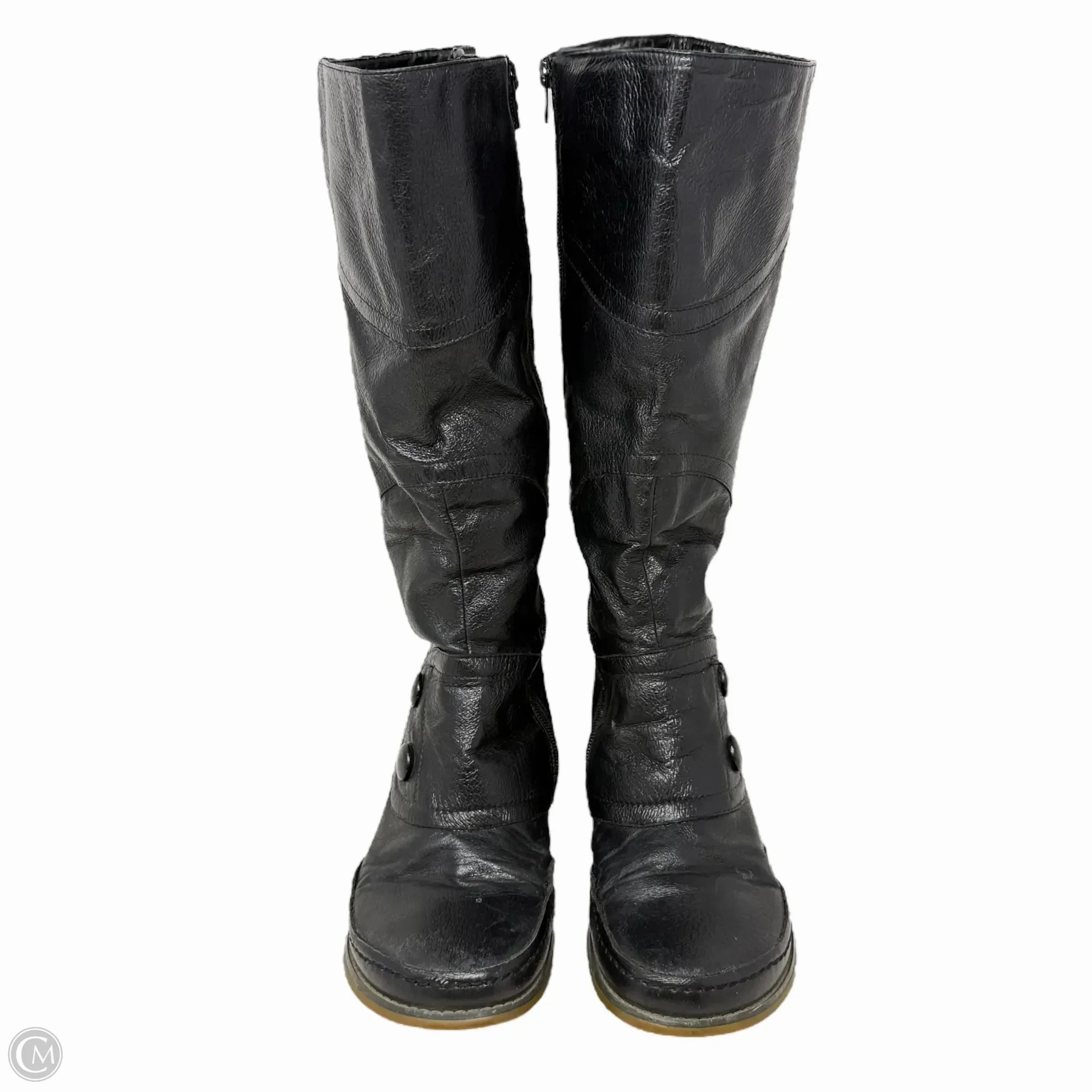 Bongo Leather Boots By Miz Mooz In Black, Size: 8.5
