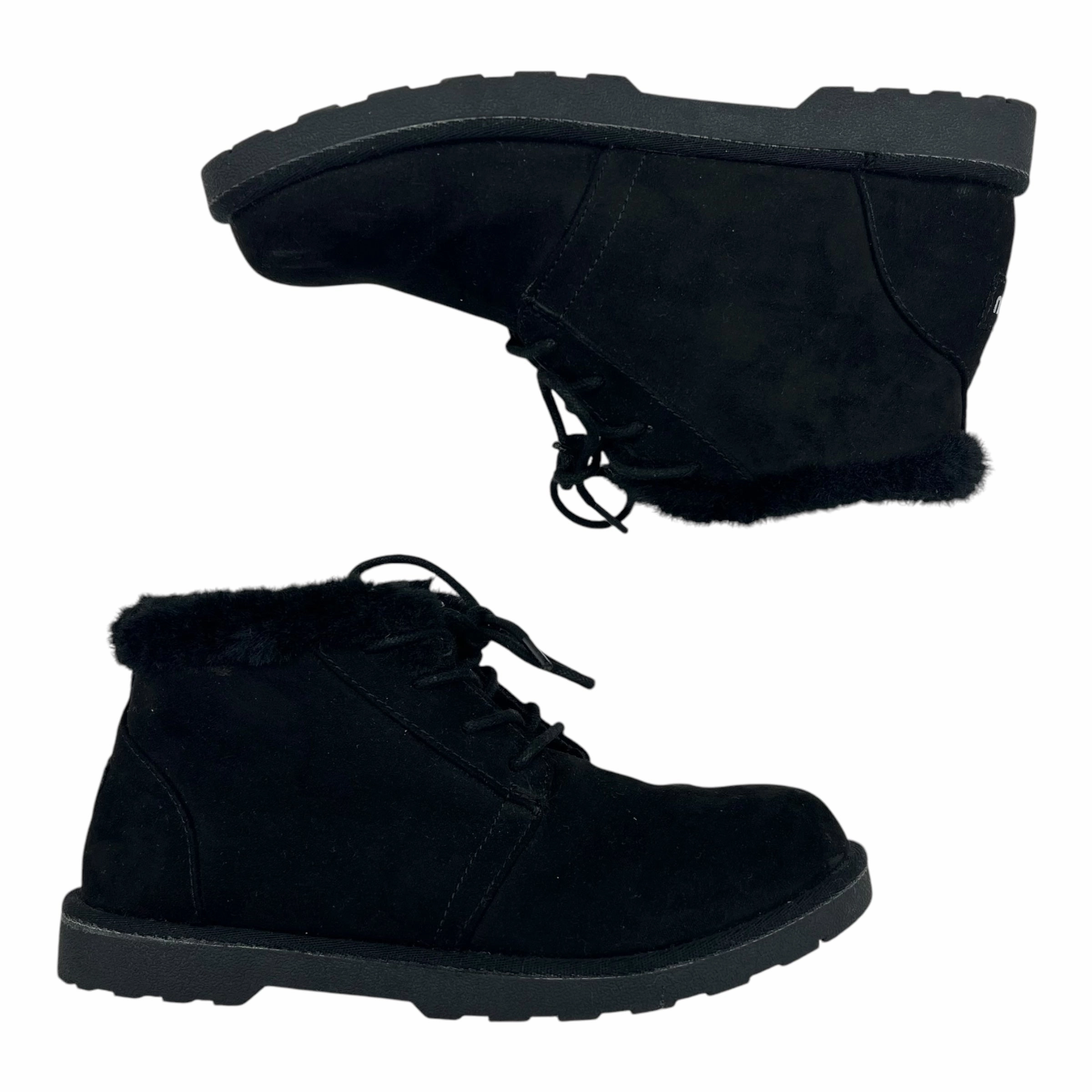Boots Ankle Flats By Clothes Mentor In Black, Size:7