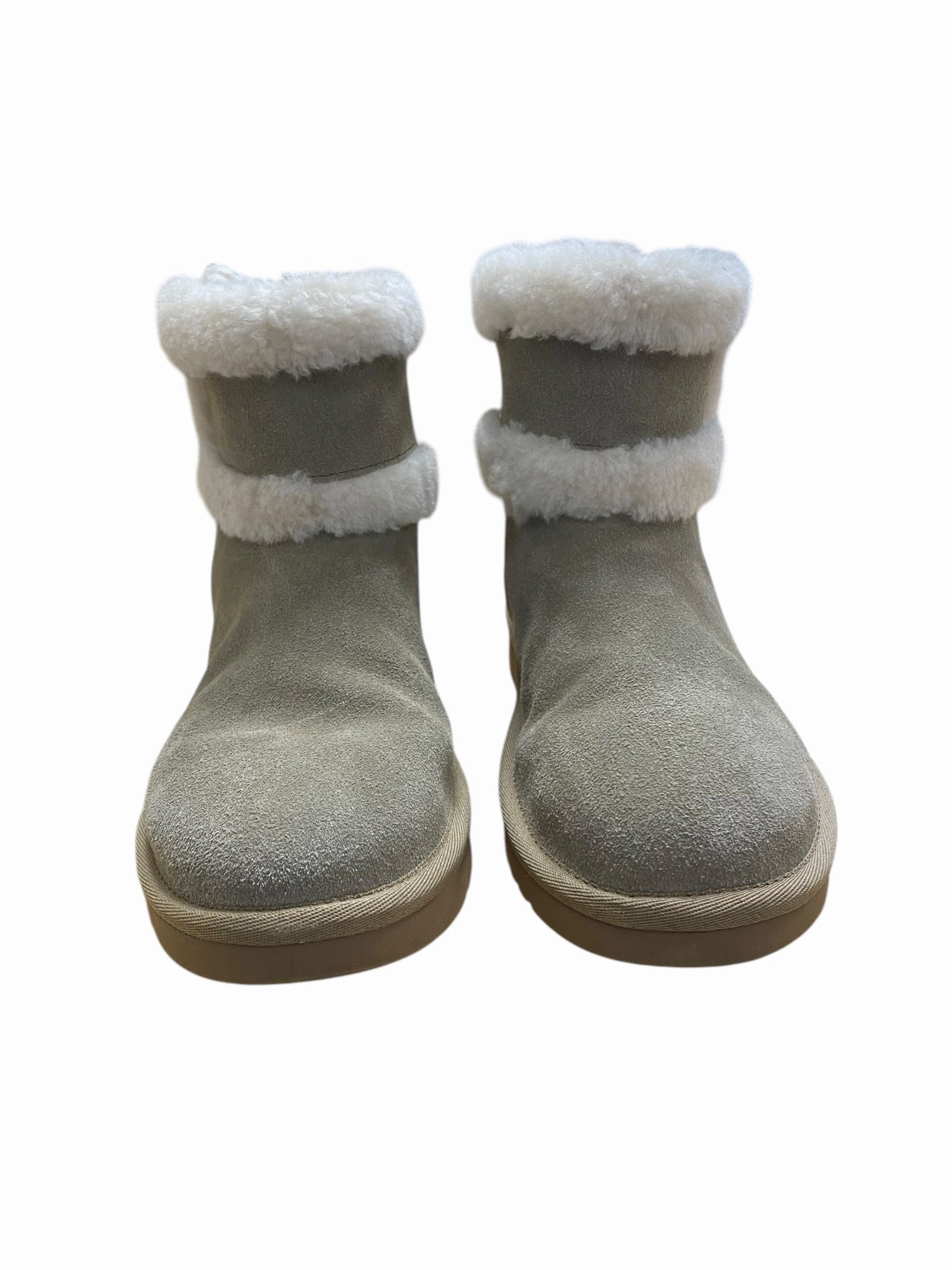 Boots Ankle Flats By Koolaburra By Ugg In Grey, Size: 6
