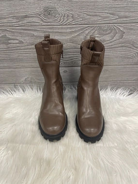 Boots Ankle Heels By A New Day In Brown, Size: 9.5