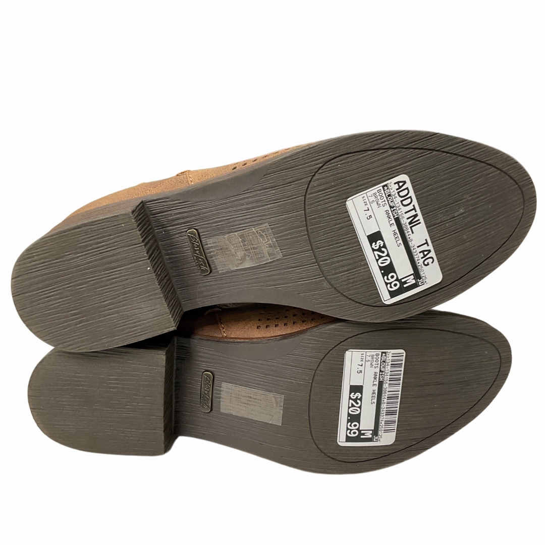 Boots Ankle Heels By Blowfish In Brown, Size:7.5
