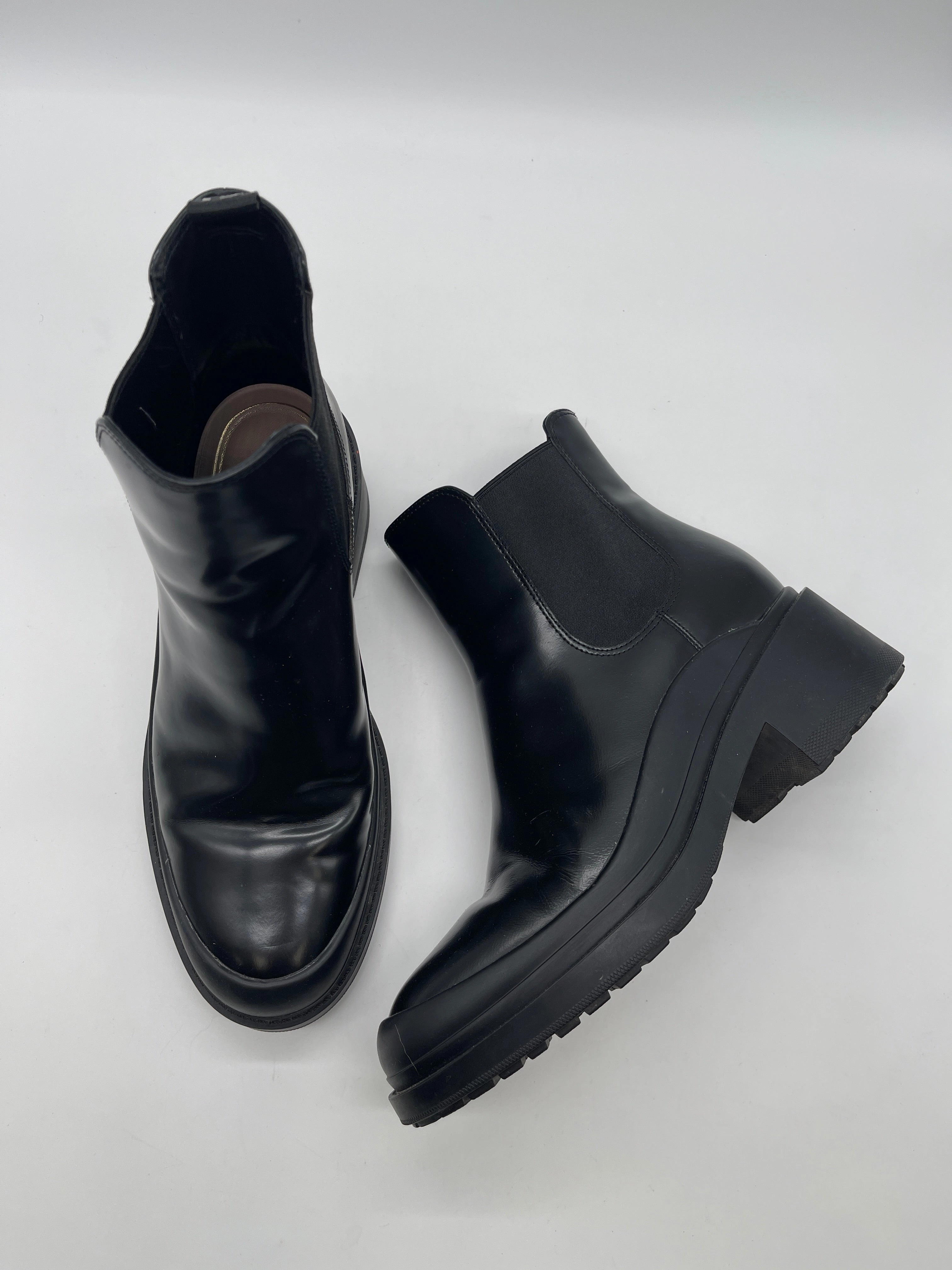 Boots Ankle Heels By Cole-haan In Black, Size: 8.5