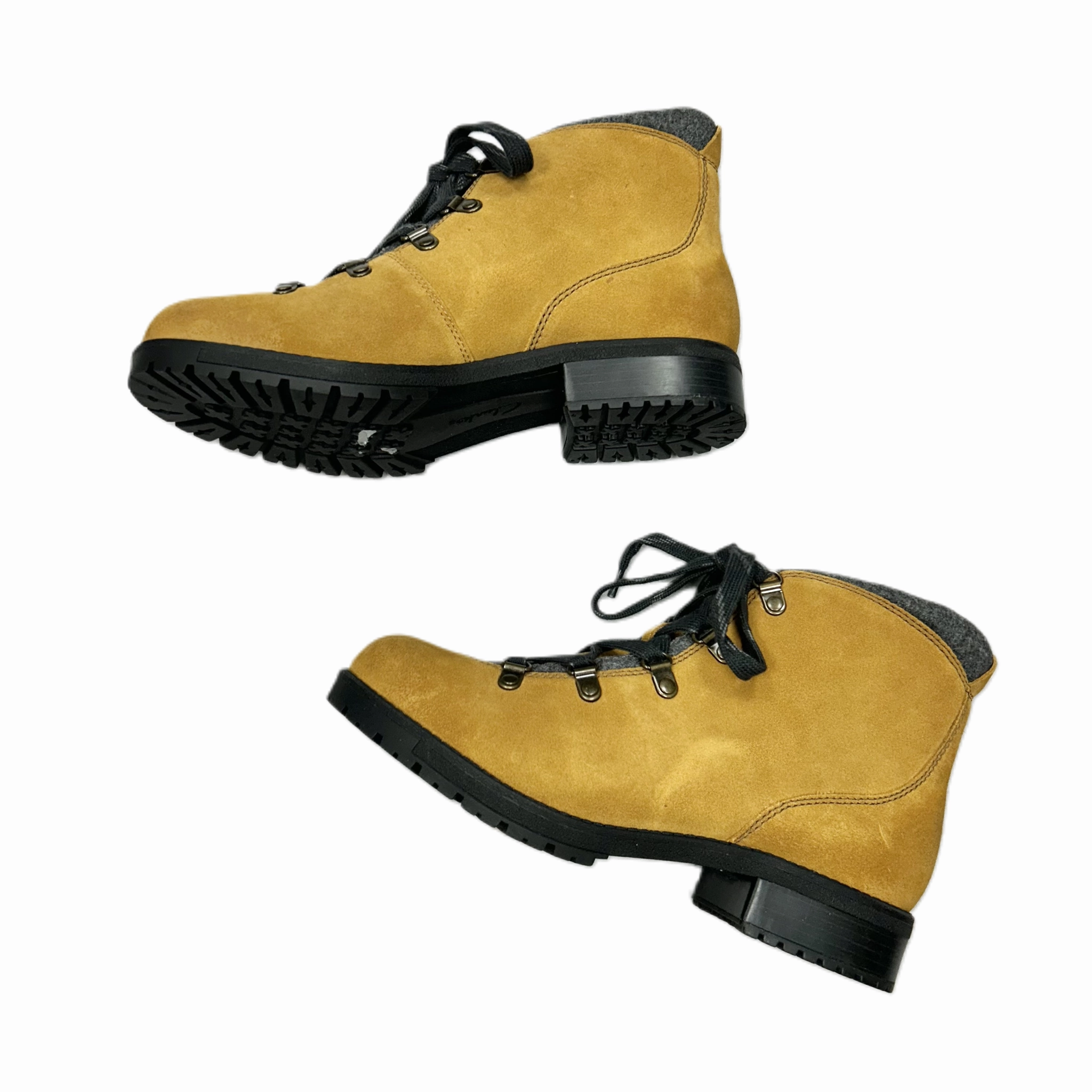 Boots Combat By Clarks In Tan, Size: 8.5