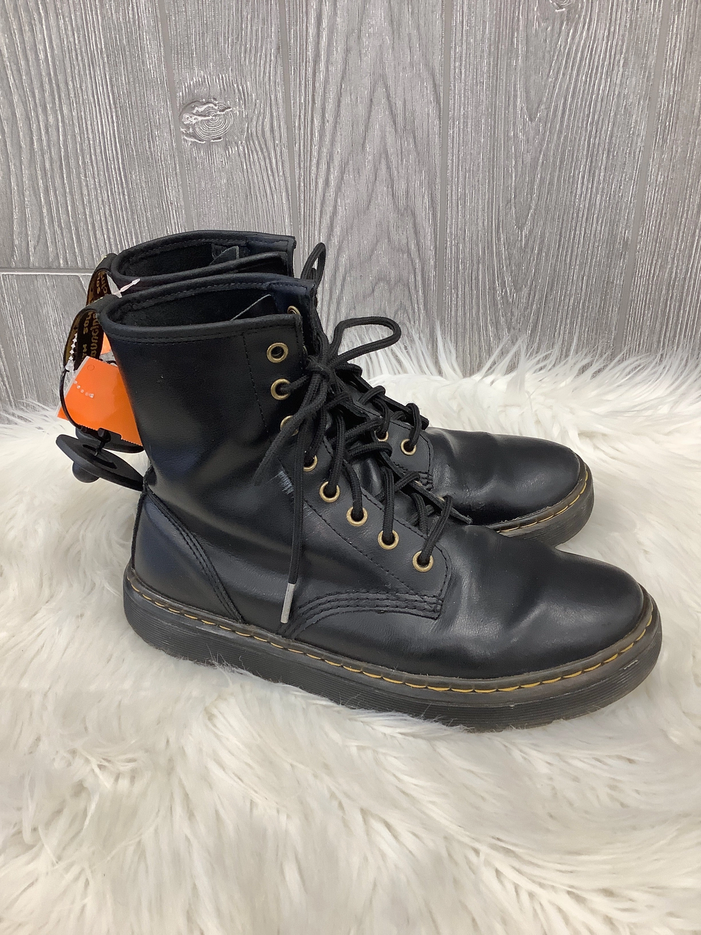Boots Combat By Dr Martens In Black, Size: 8