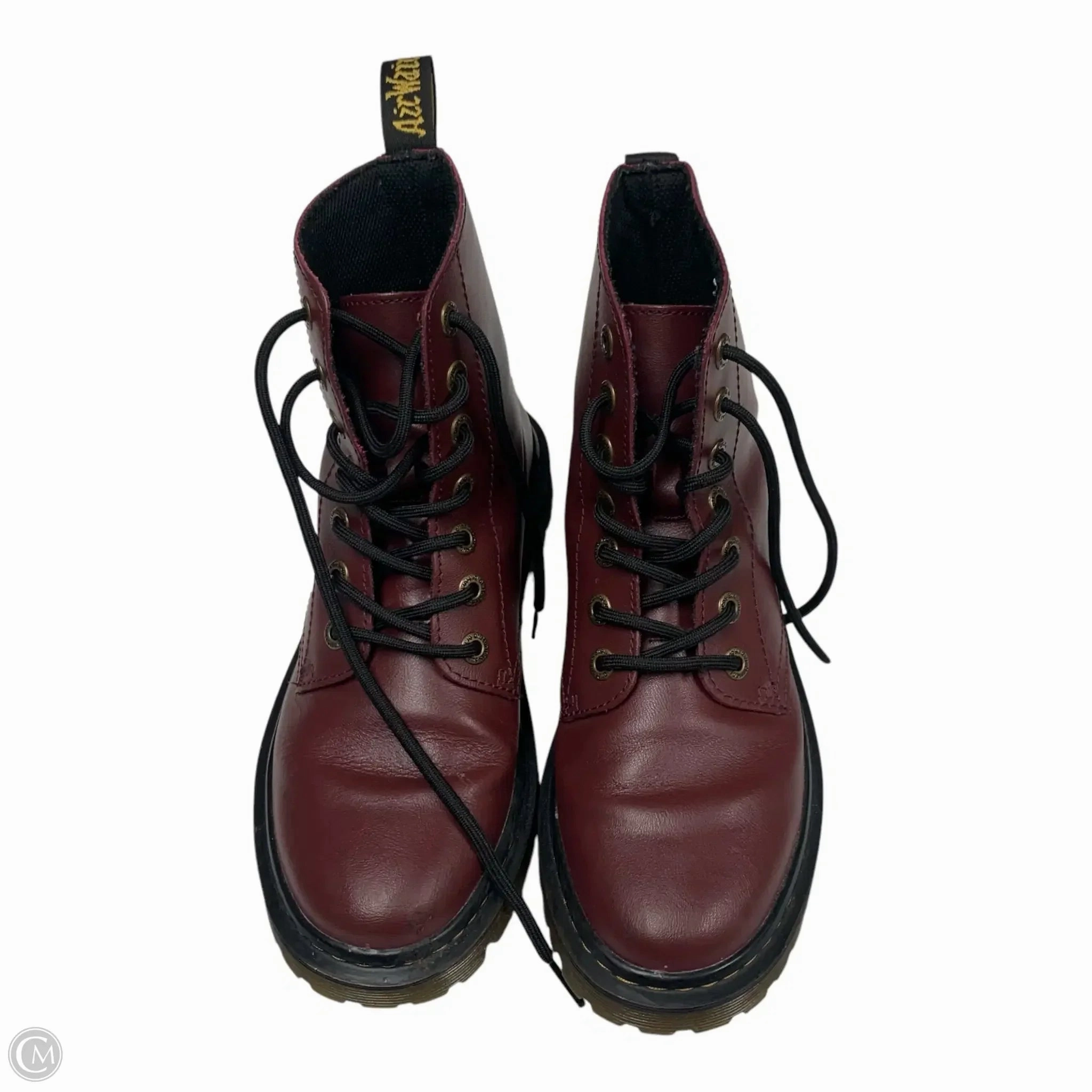 Boots Combat By Dr Martens In Red, Size: 7
