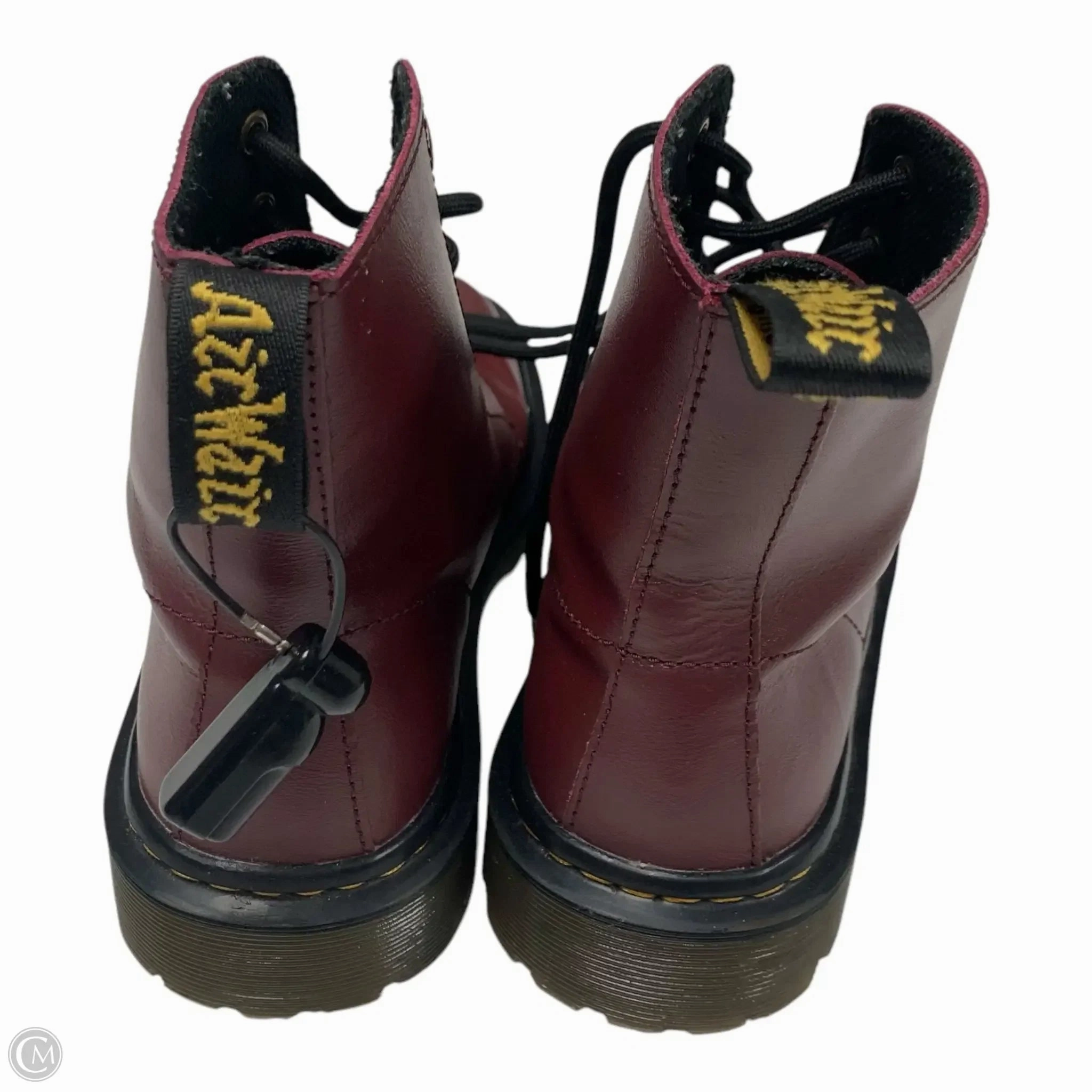 Boots Combat By Dr Martens In Red, Size: 7
