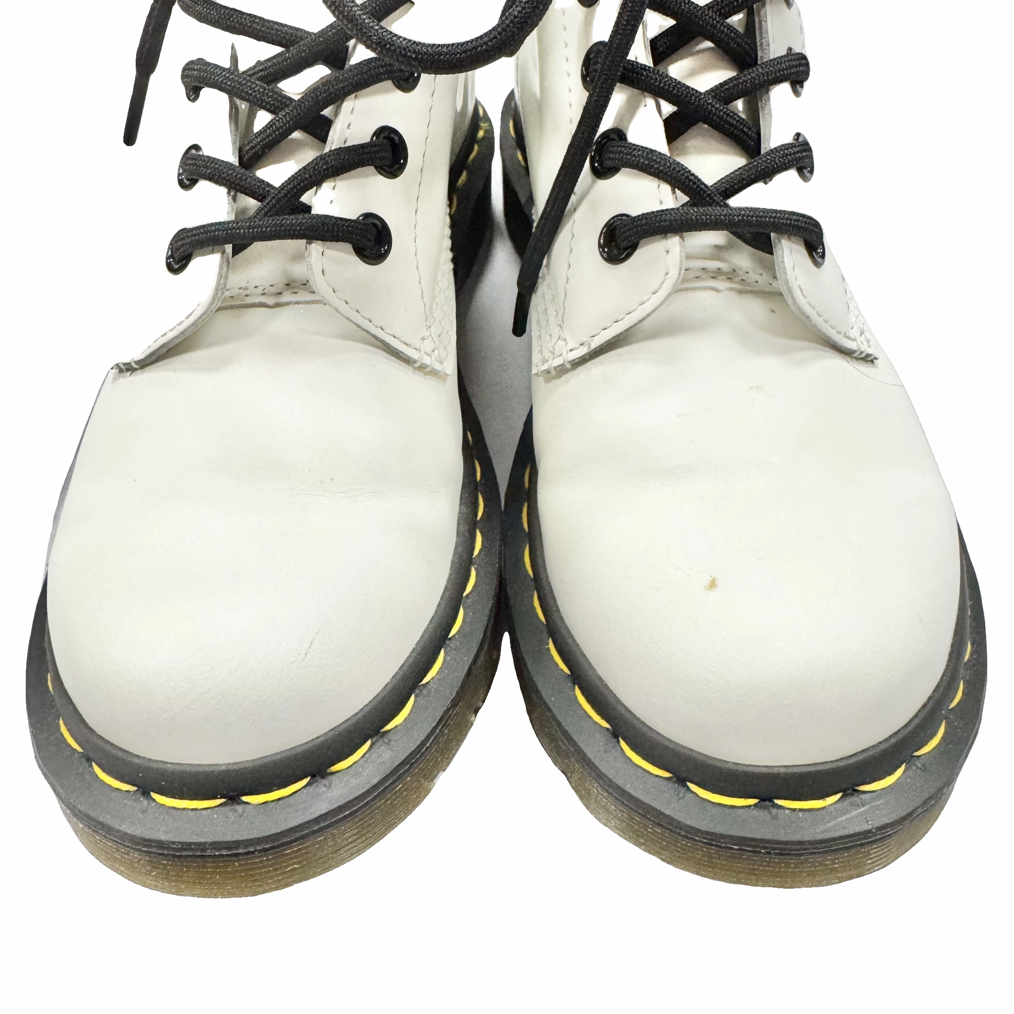 Boots Combat By Dr Martens In White, Size: 6