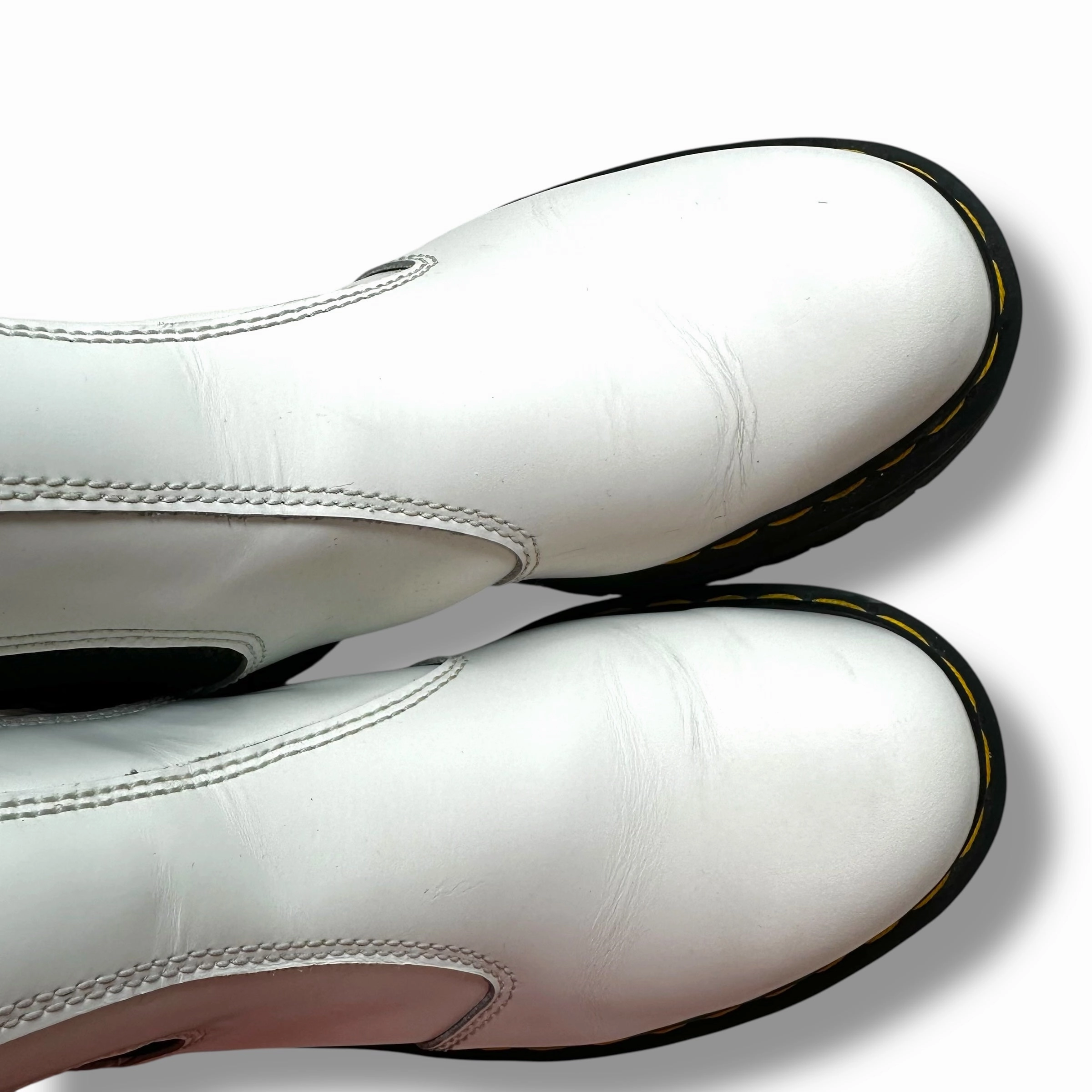 Boots Combat By Dr Martens In White, Size: 8