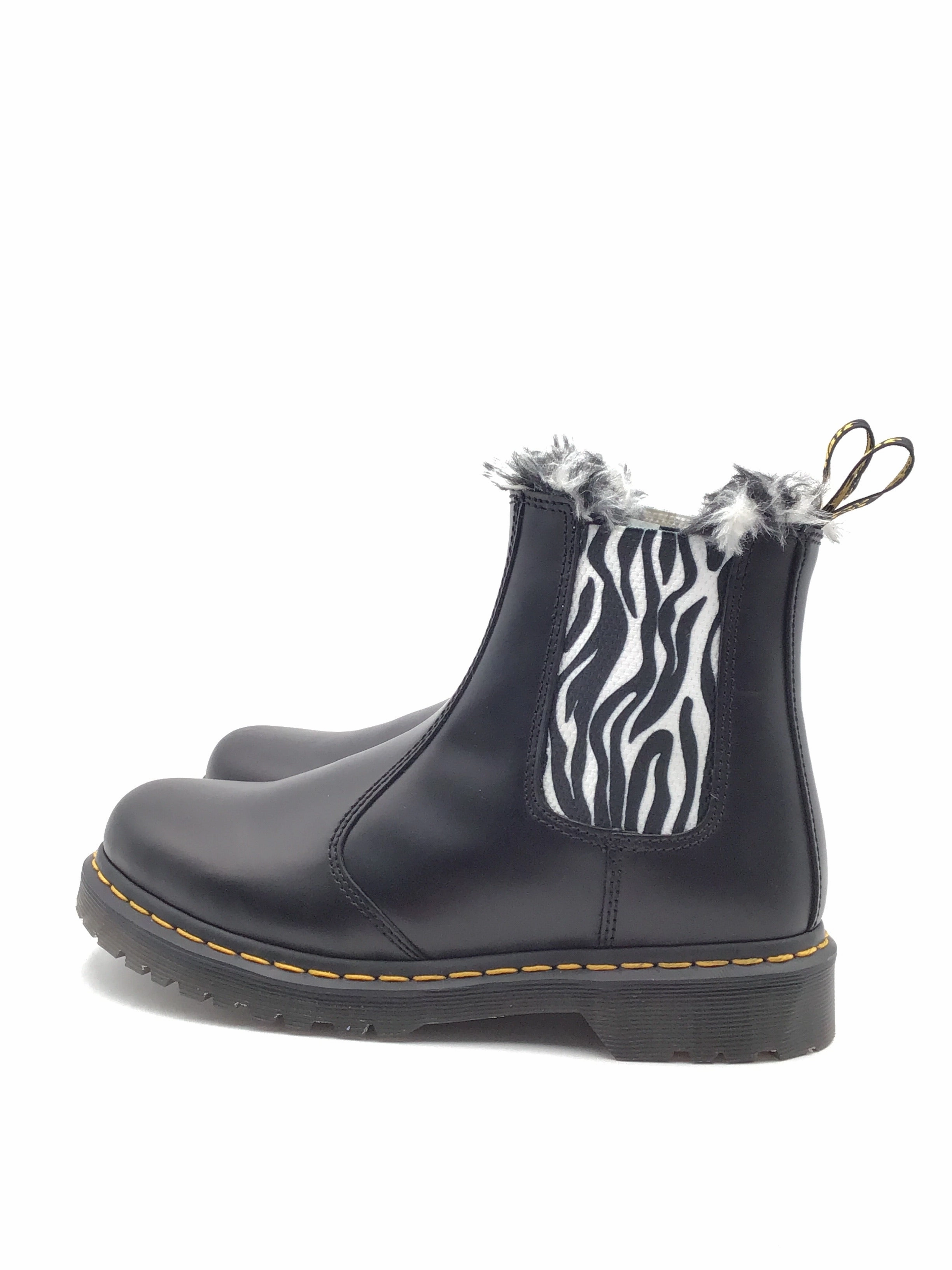 Boots Combat By Dr Martens In Zebra Print, Size: 9