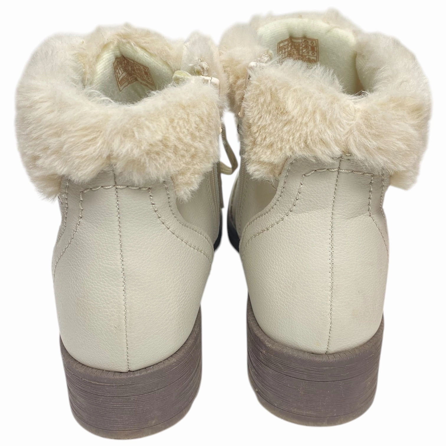 Boots Combat By Earth Origins In Cream, Size: 9