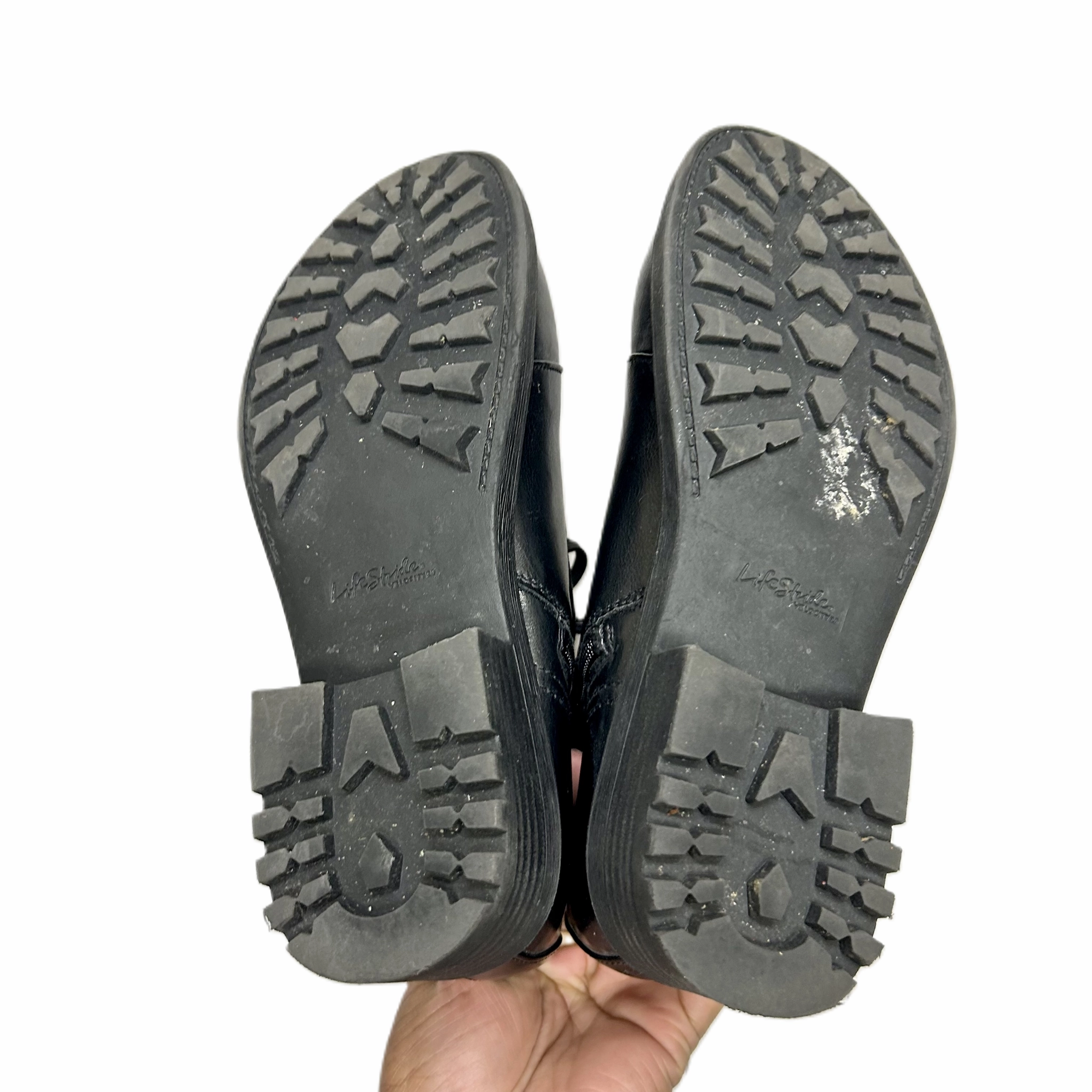Boots Combat By Life Stride In Black, Size: 8.5