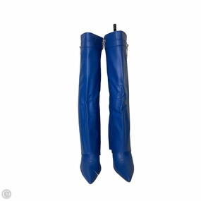 Boots Knee Flats By Clothes Mentor In Blue, Size: 6.5