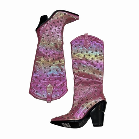 Boots Knee Heels By Cmc  Size: 9