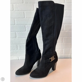 Boots Knee Heels By Kelly And Katie In Black, Size: 7.5