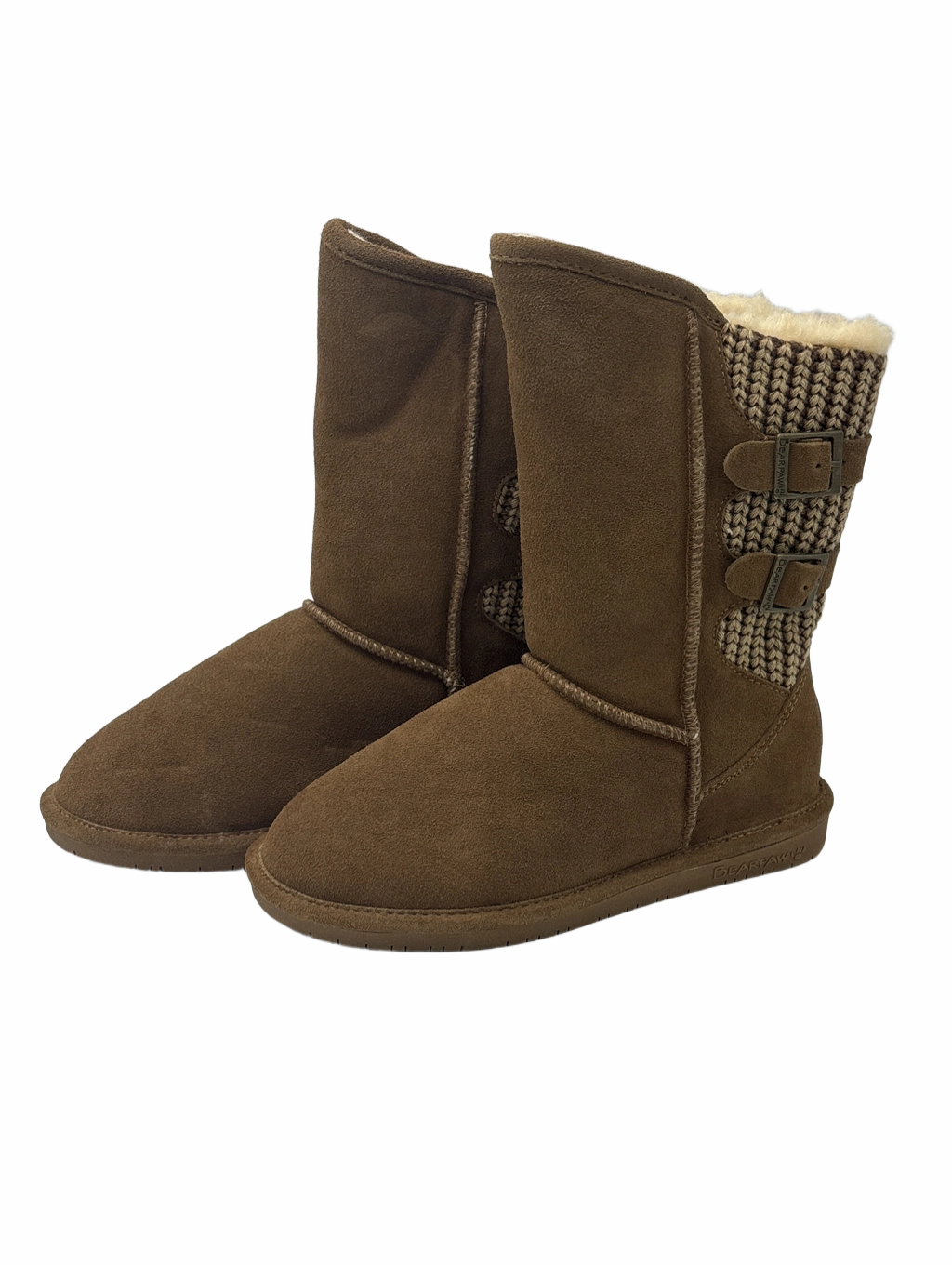 Boots Mid-calf Flats By Bearpaw  Size: 8