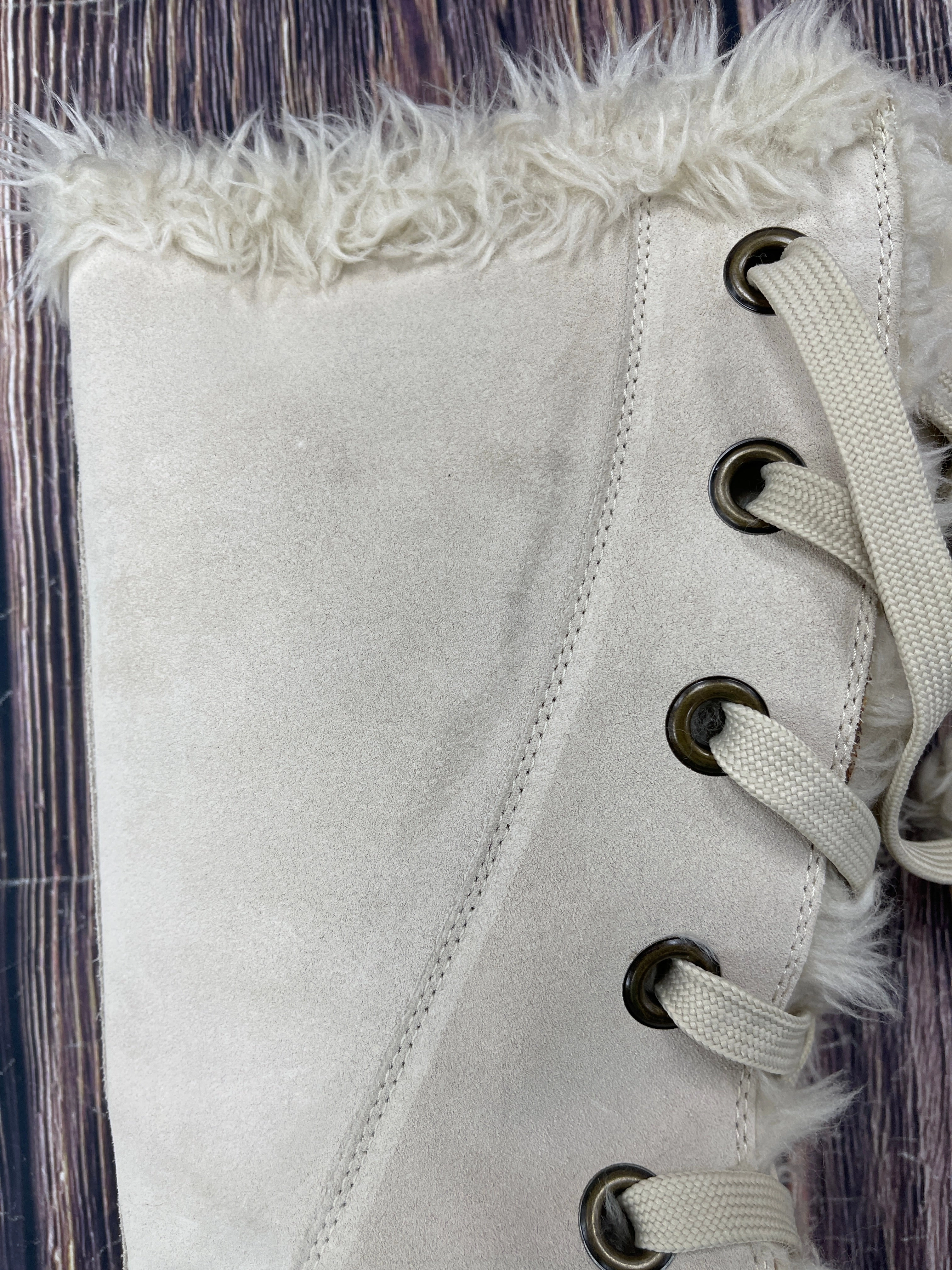 Boots Mid-calf Flats By Sporto In Cream, Size: 10