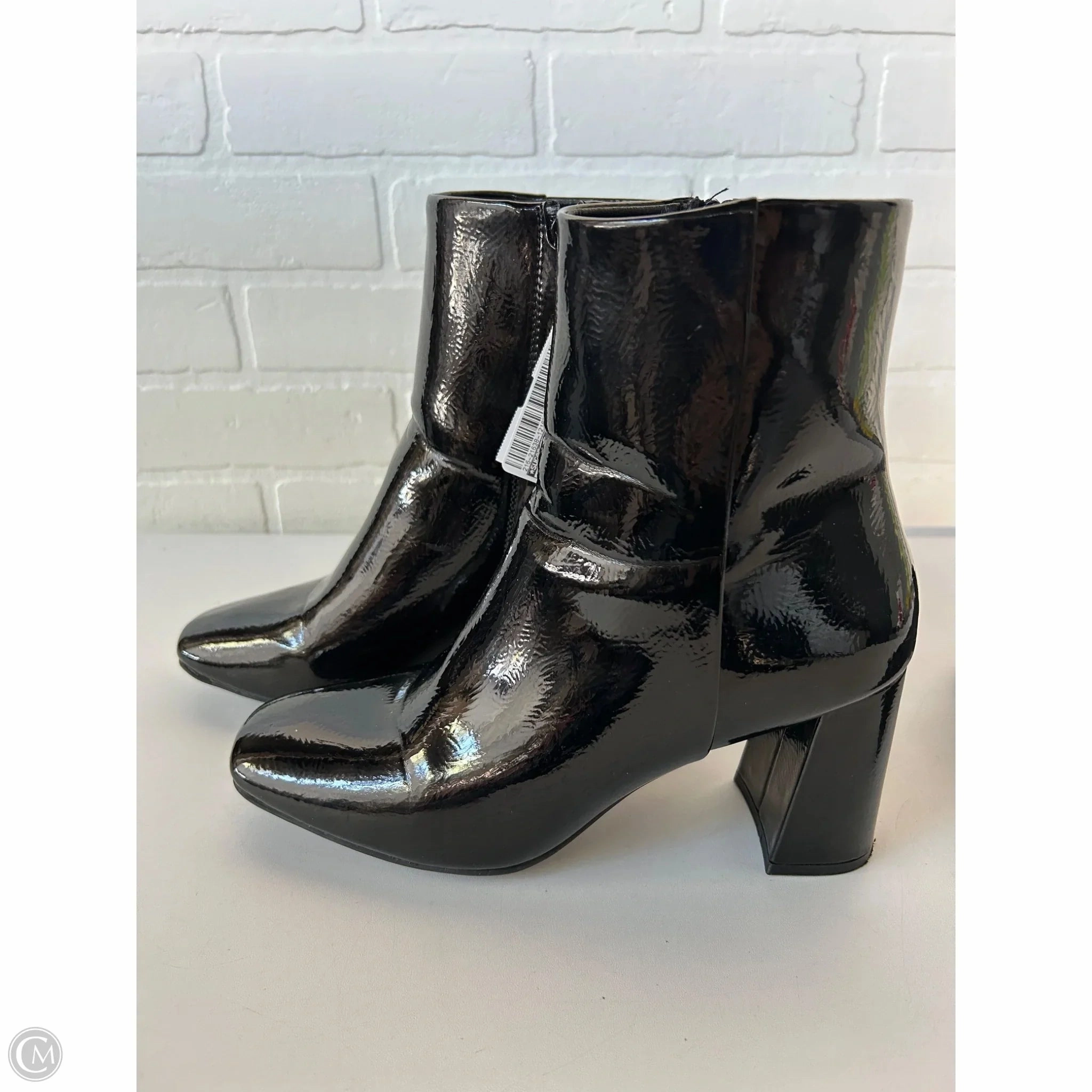 Boots Mid-calf Heels By Sugar In Black, Size: 8