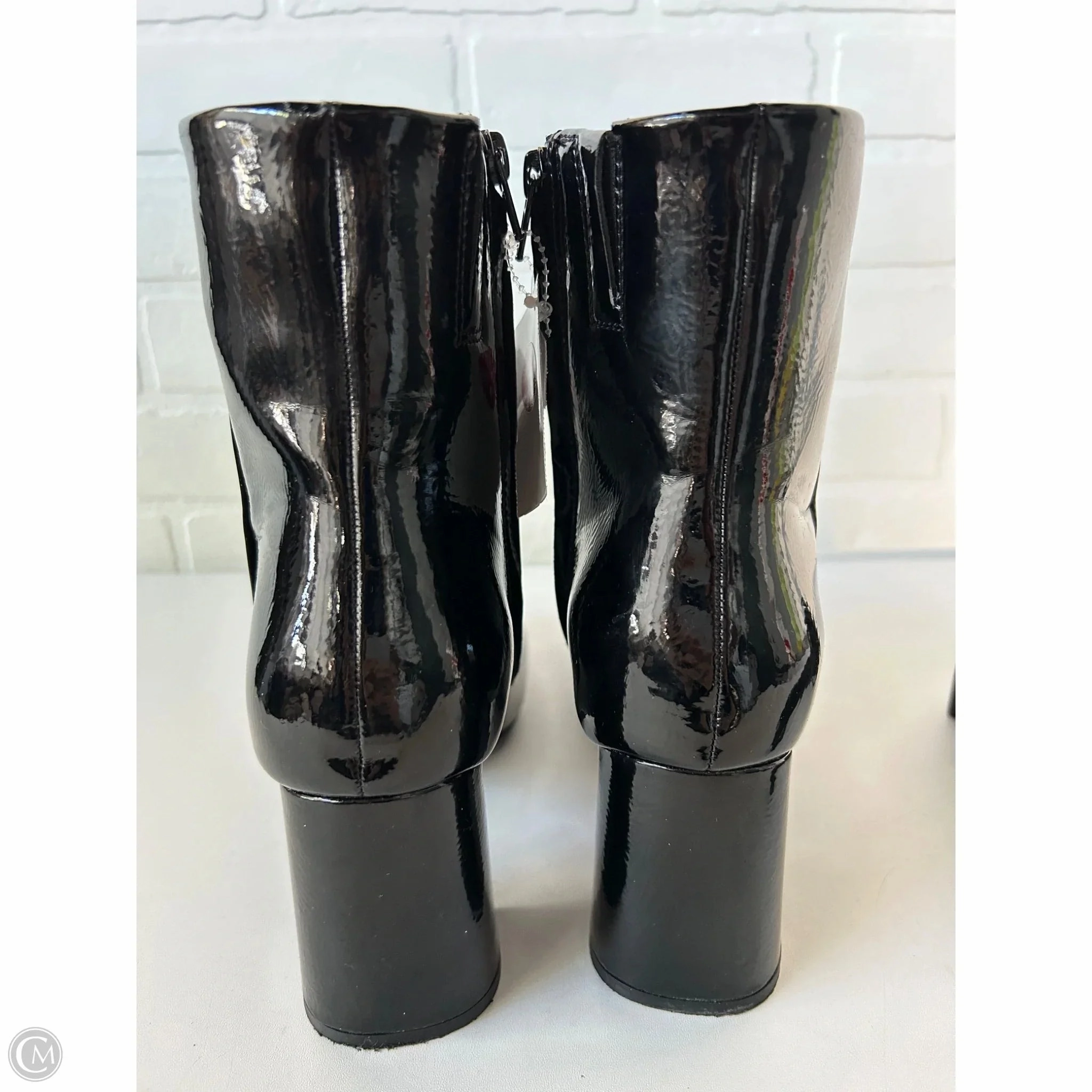 Boots Mid-calf Heels By Sugar In Black, Size: 8