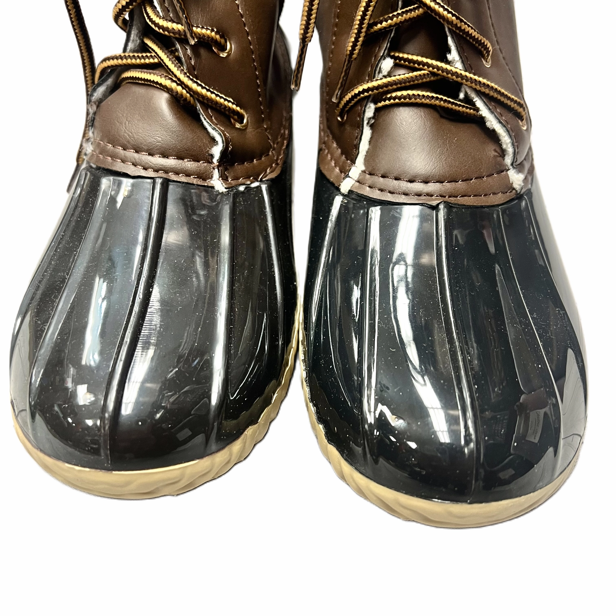 Boots Snow By Nature Breeze In Black & Brown, Size: 11
