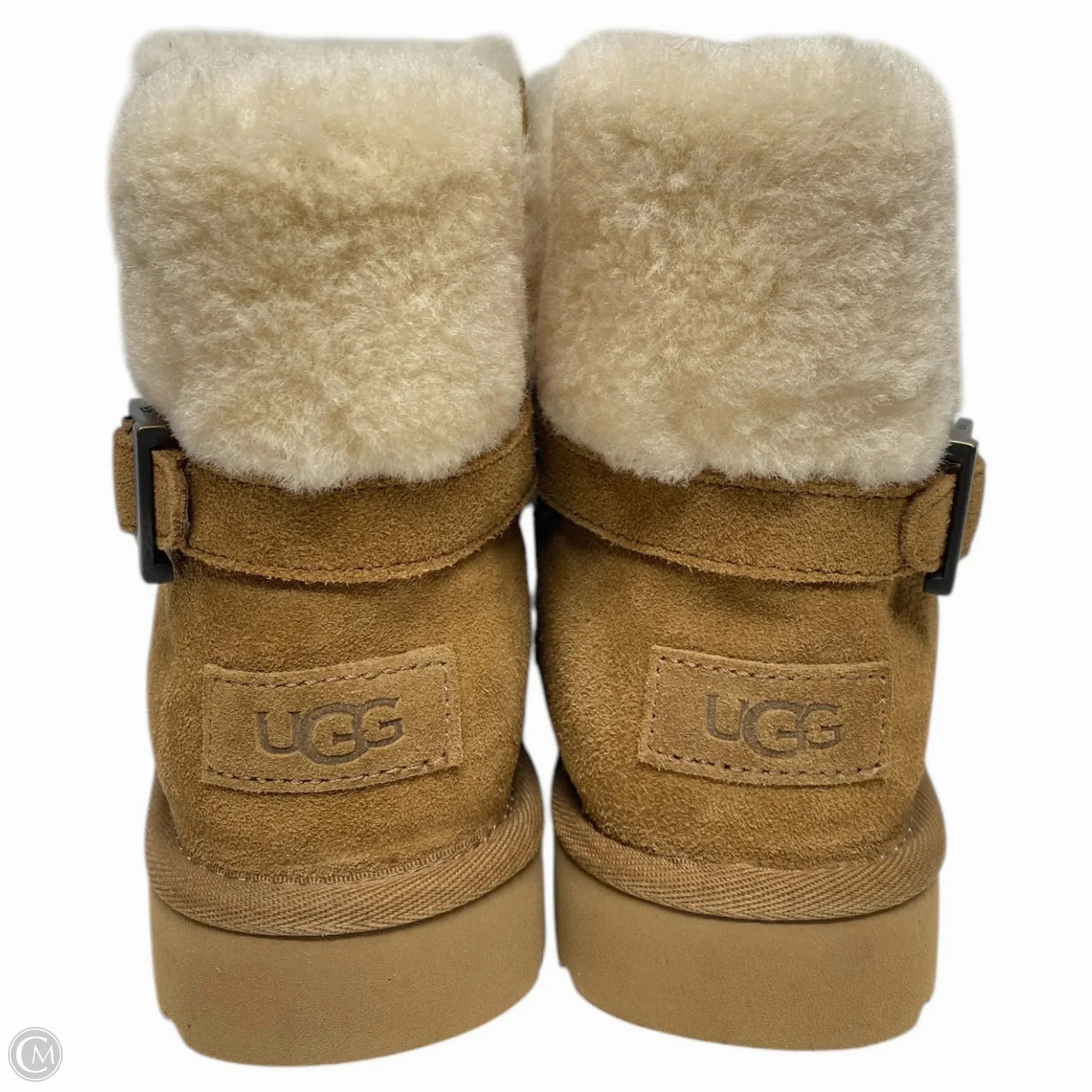 Boots Snow By Ugg In Brown & Cream, Size: 6