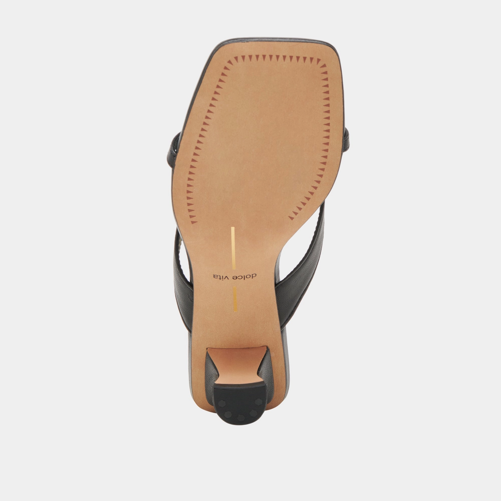 BREVEL WIDE HEELS ONYX LEATHER