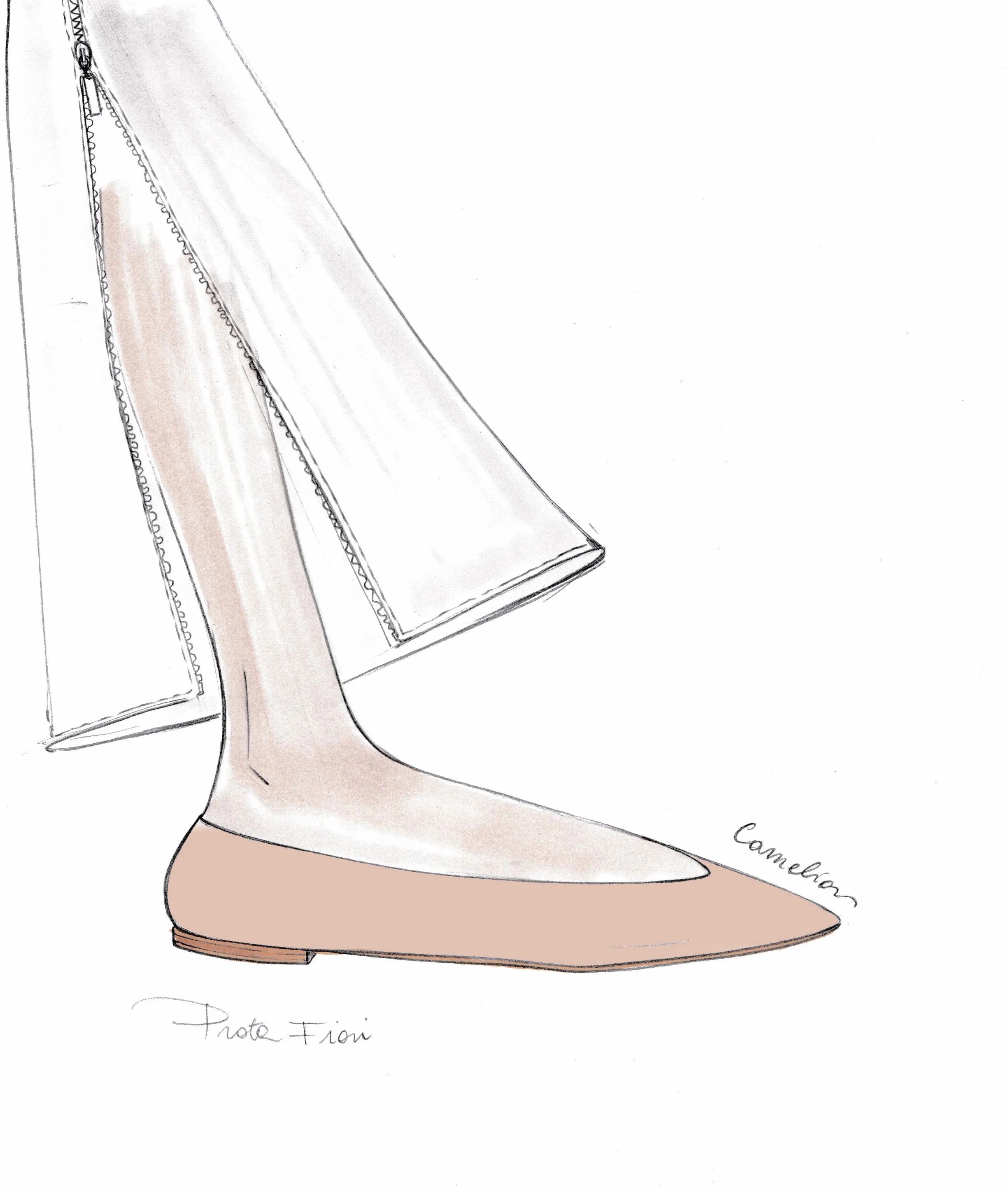 CAMELIA BLUSH BALLERINA