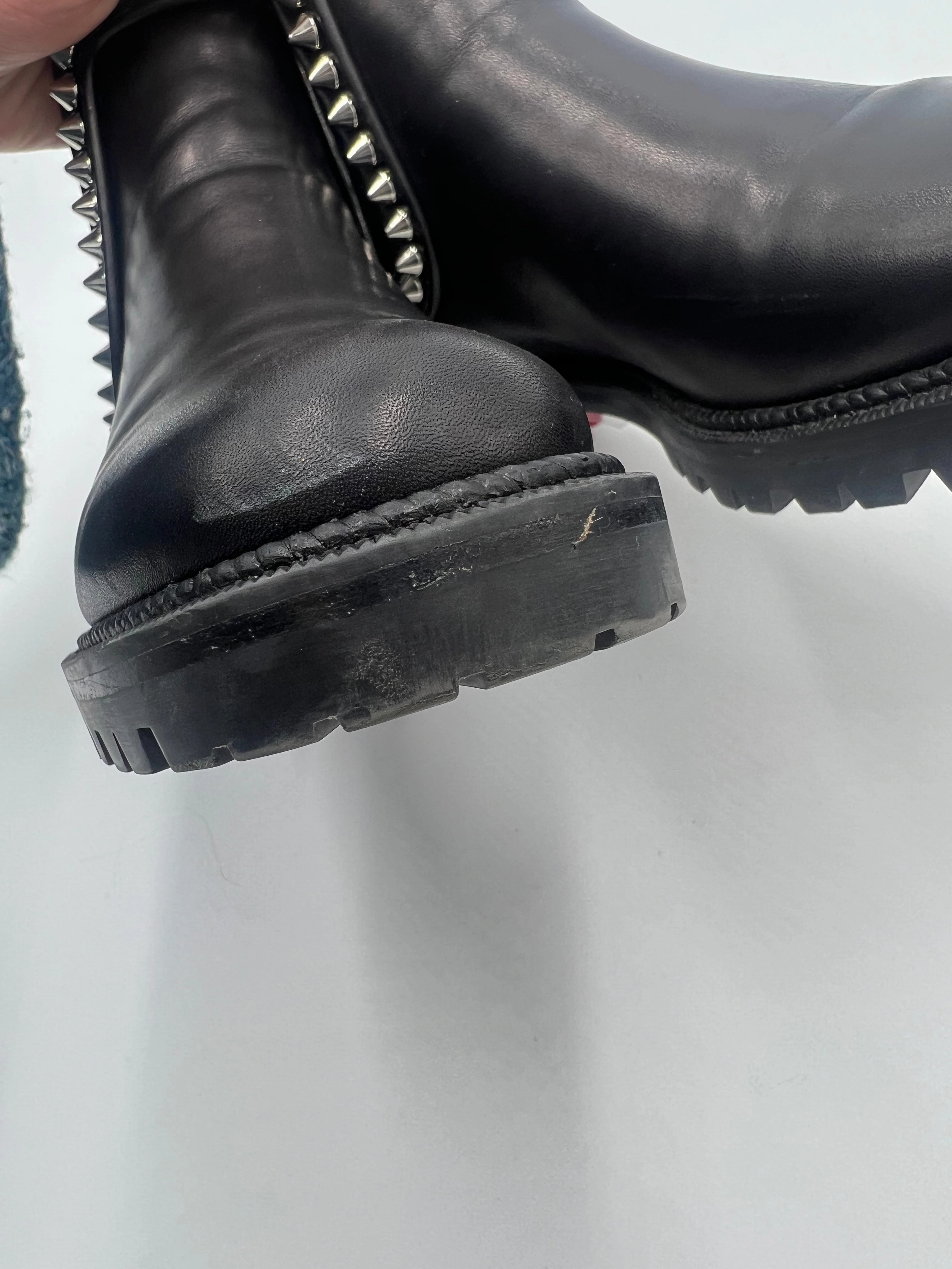 Christian Louboutin Capuhutta Luxury Designer Boot,  Size: 6.5 (36.5)