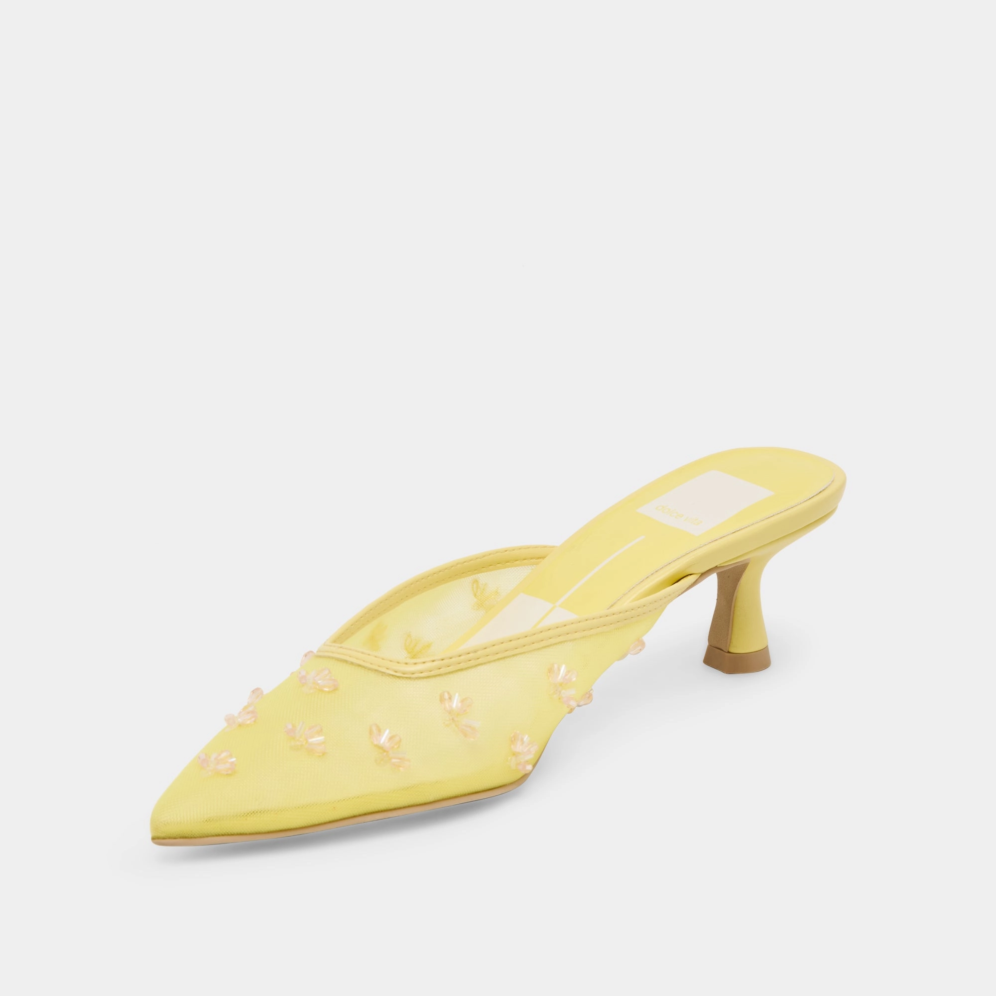 CLARA HEELS LEMON MESH
